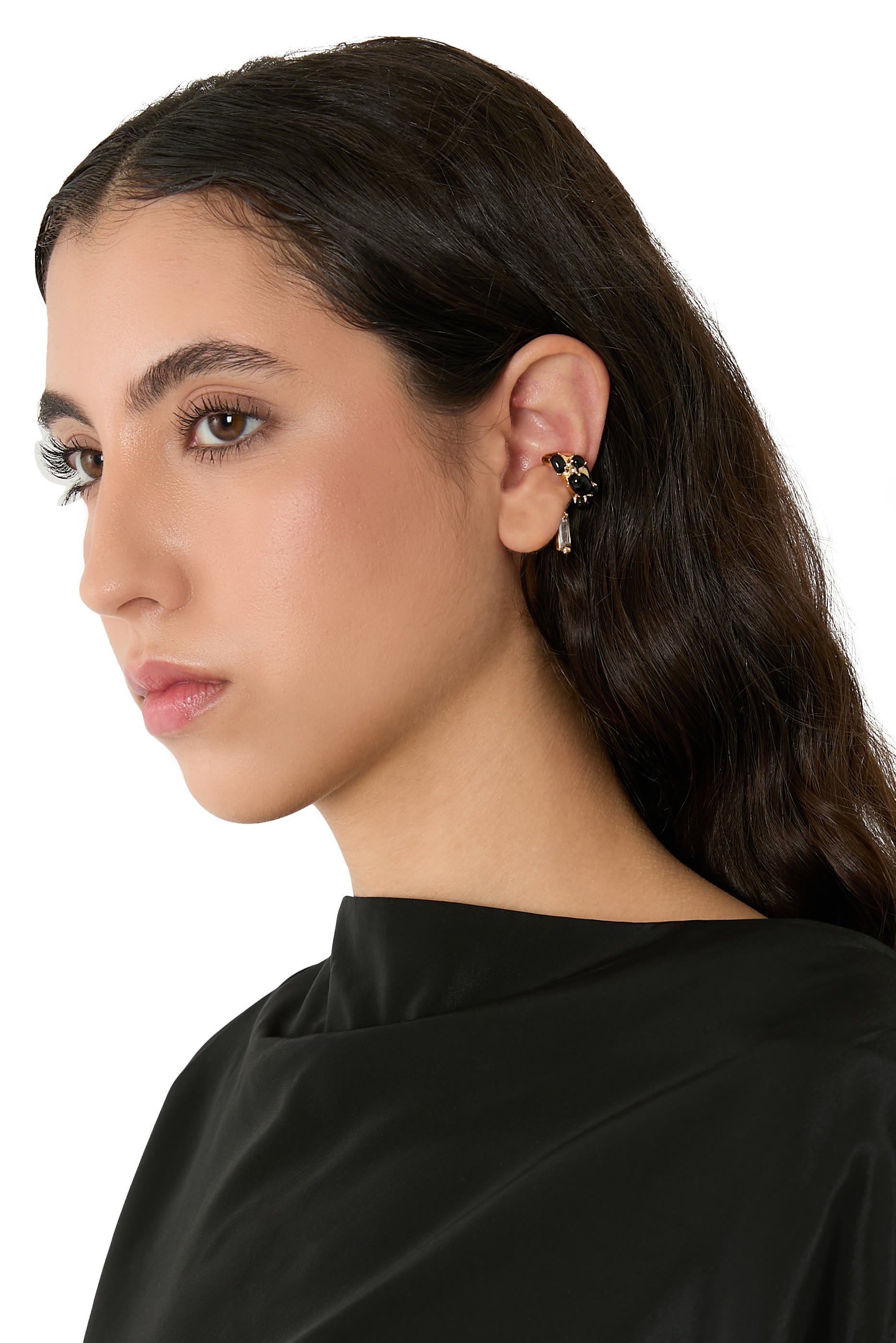 Gothika Mini Blown Charm Single Ear Cuff