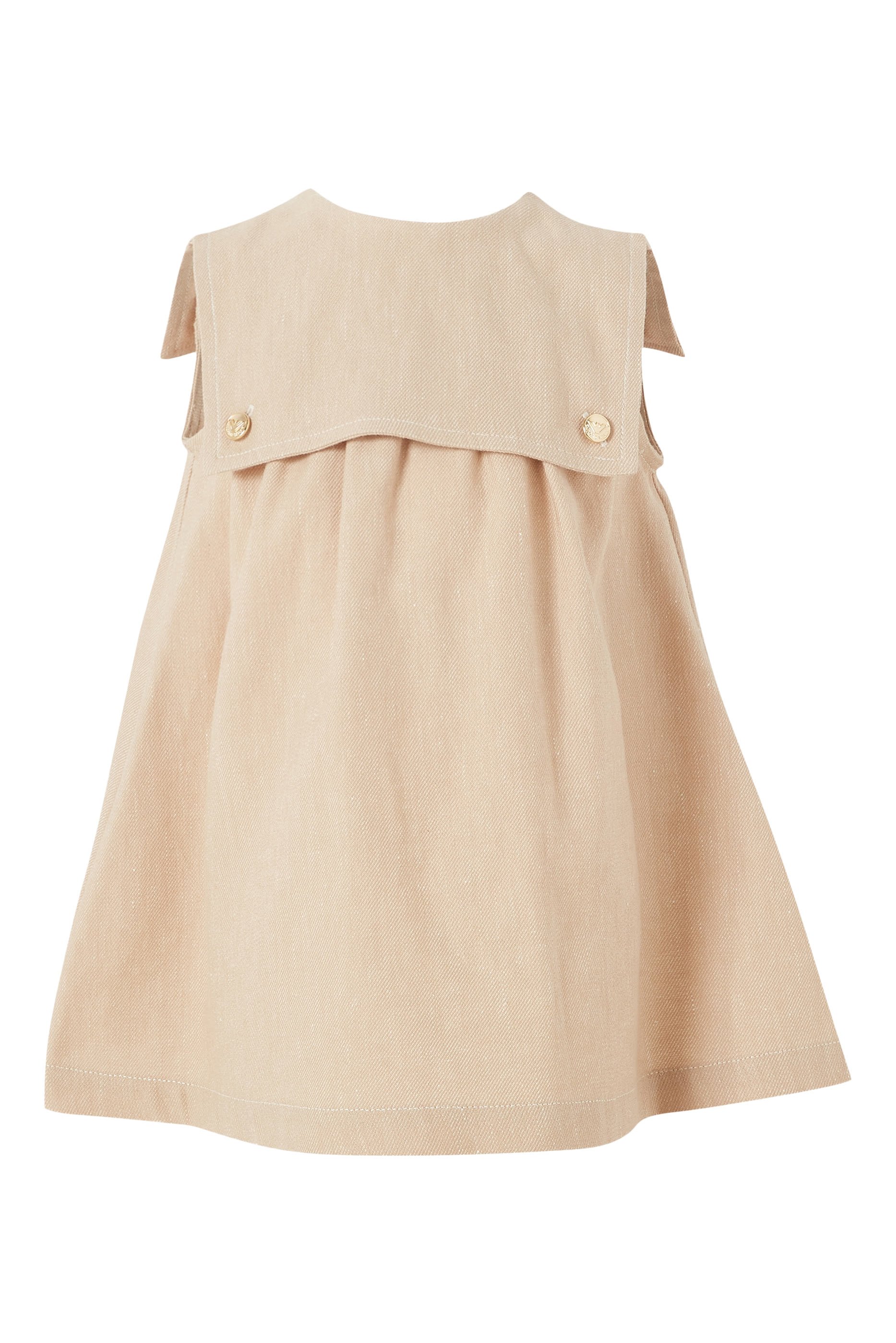 Kids Denim-Effect Linen-Blend Dress