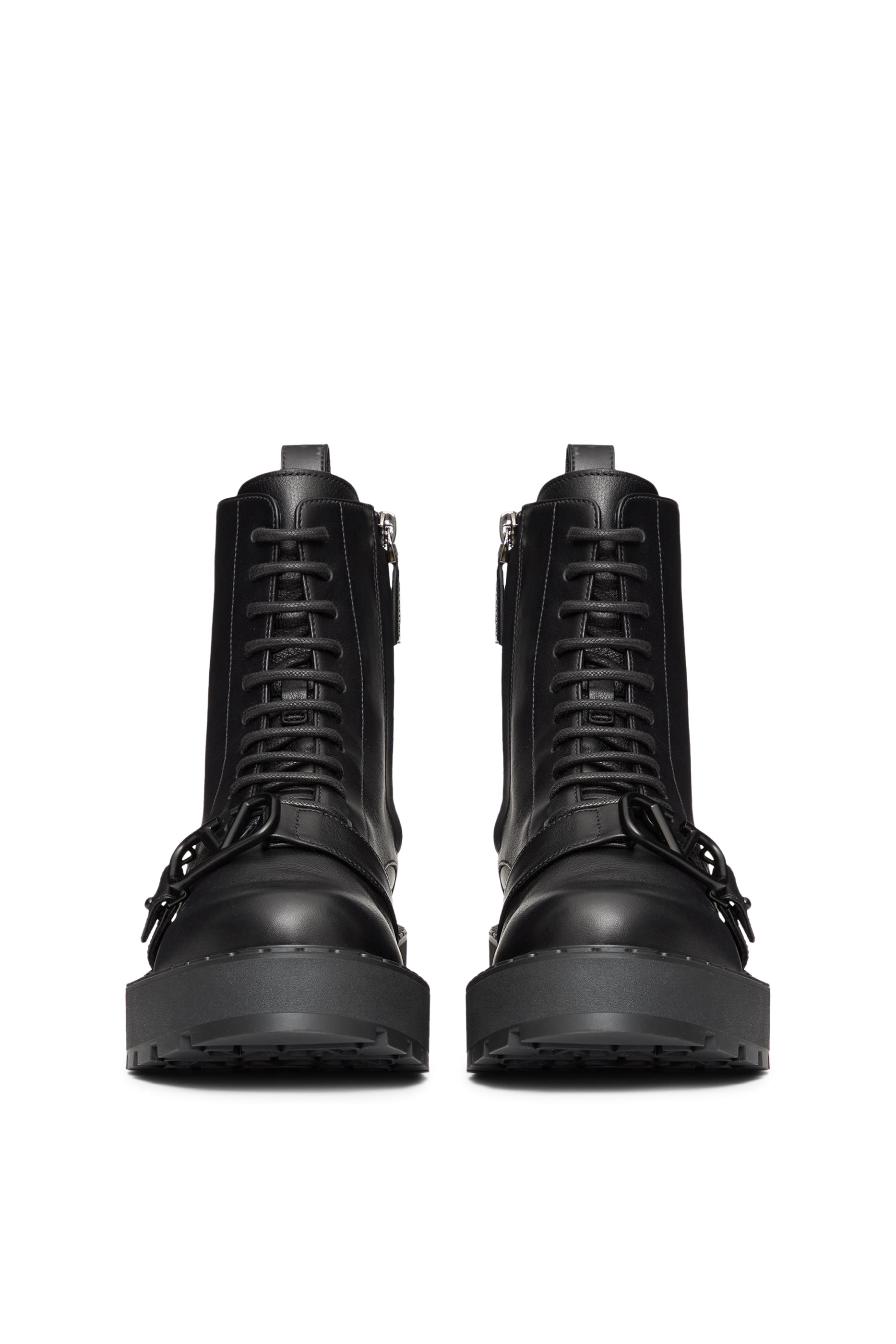Vlogo Signature Calfskin 45 Combat Boots