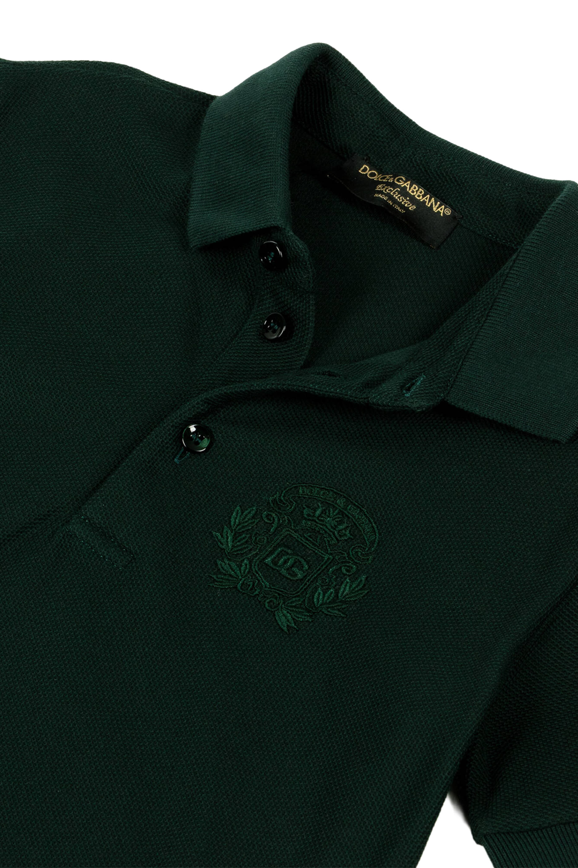 Kids Piqu&eacute; Polo Shirt with Crest Embroidery