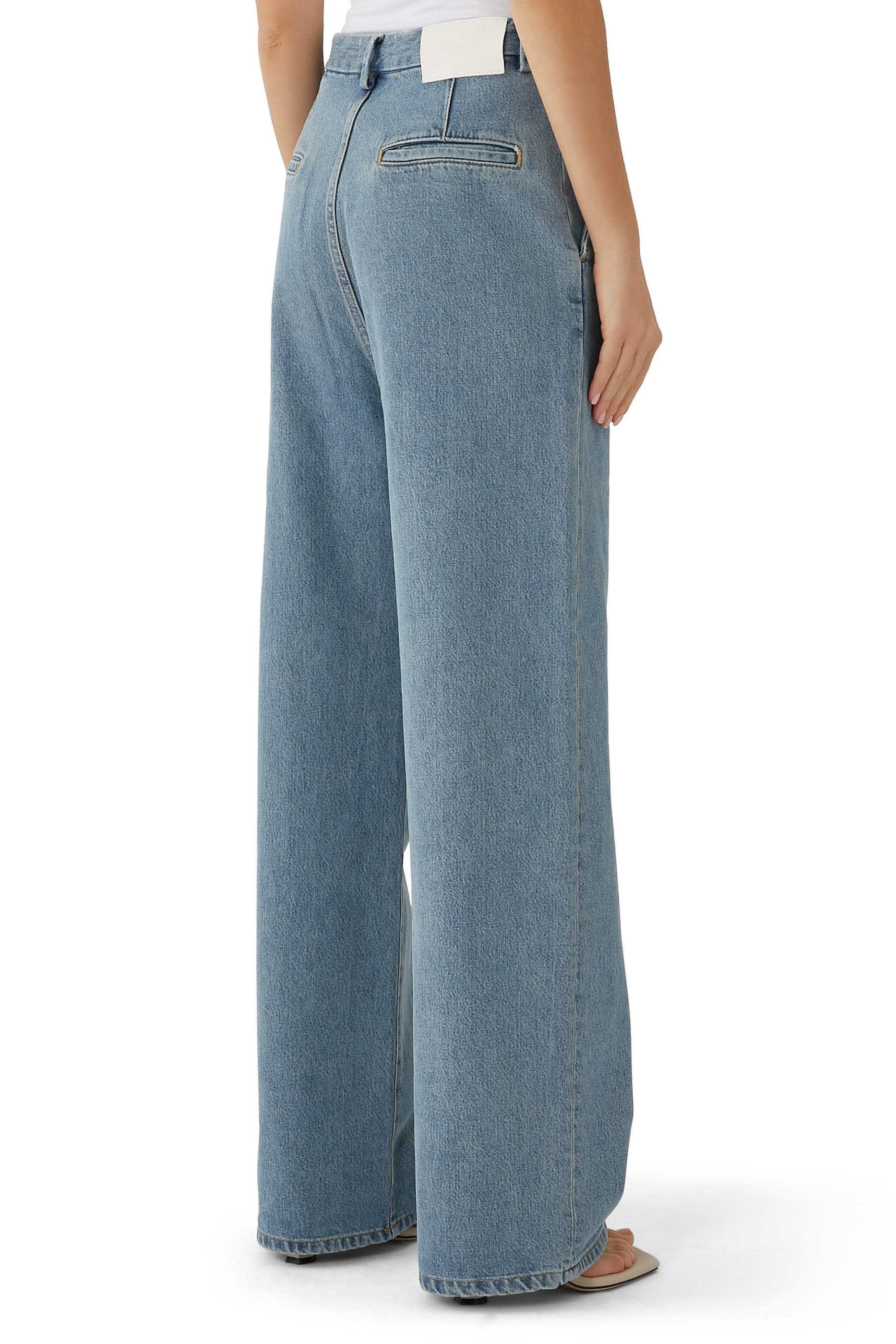 ATTU Wide Leg Denim Pants