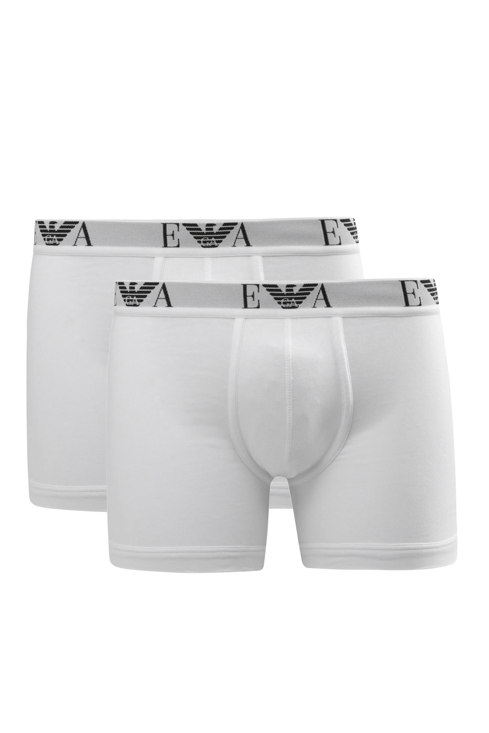 Cotton Stretch EA Logo Boxers, Pack of Two