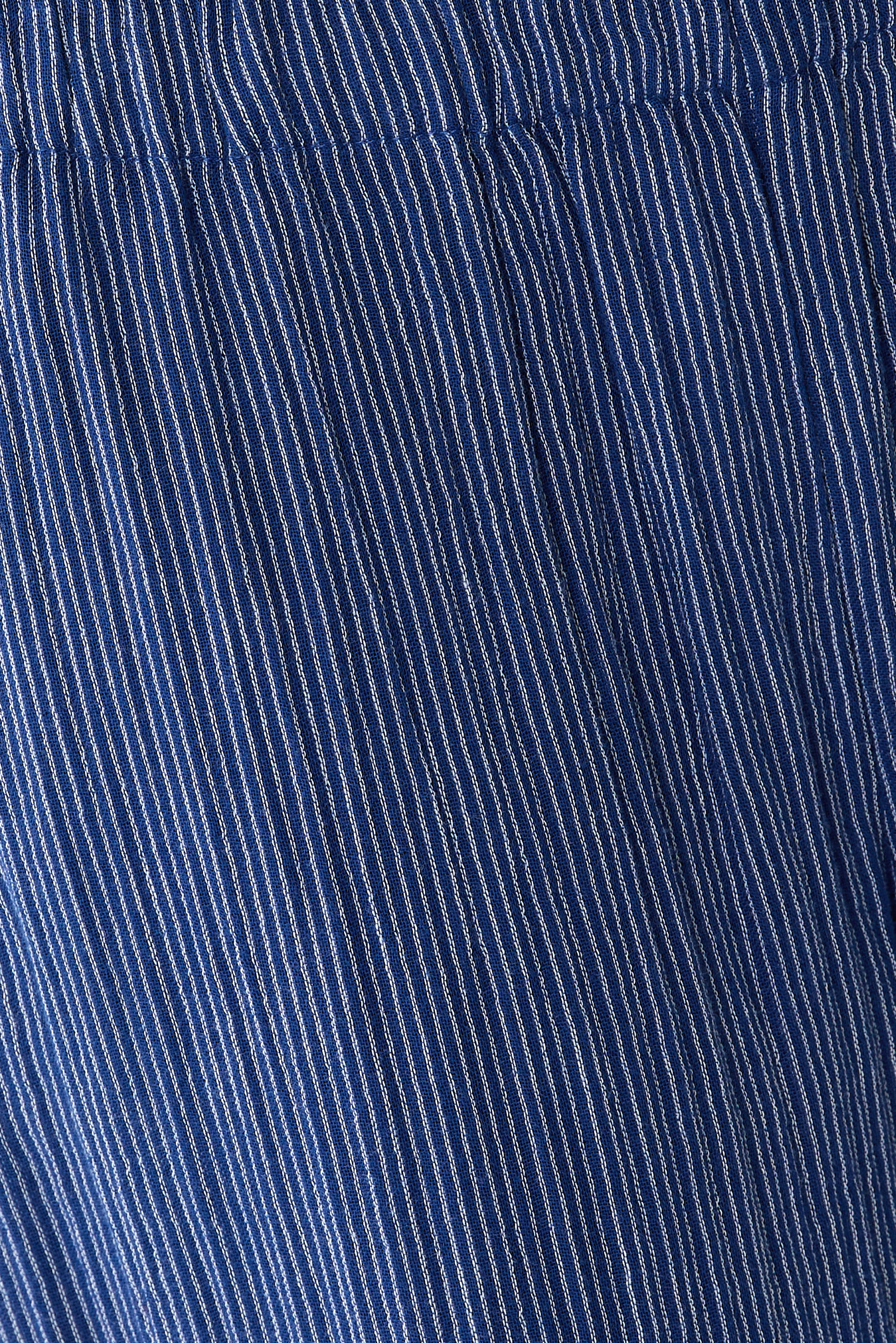 Striped Wide-Leg Pants