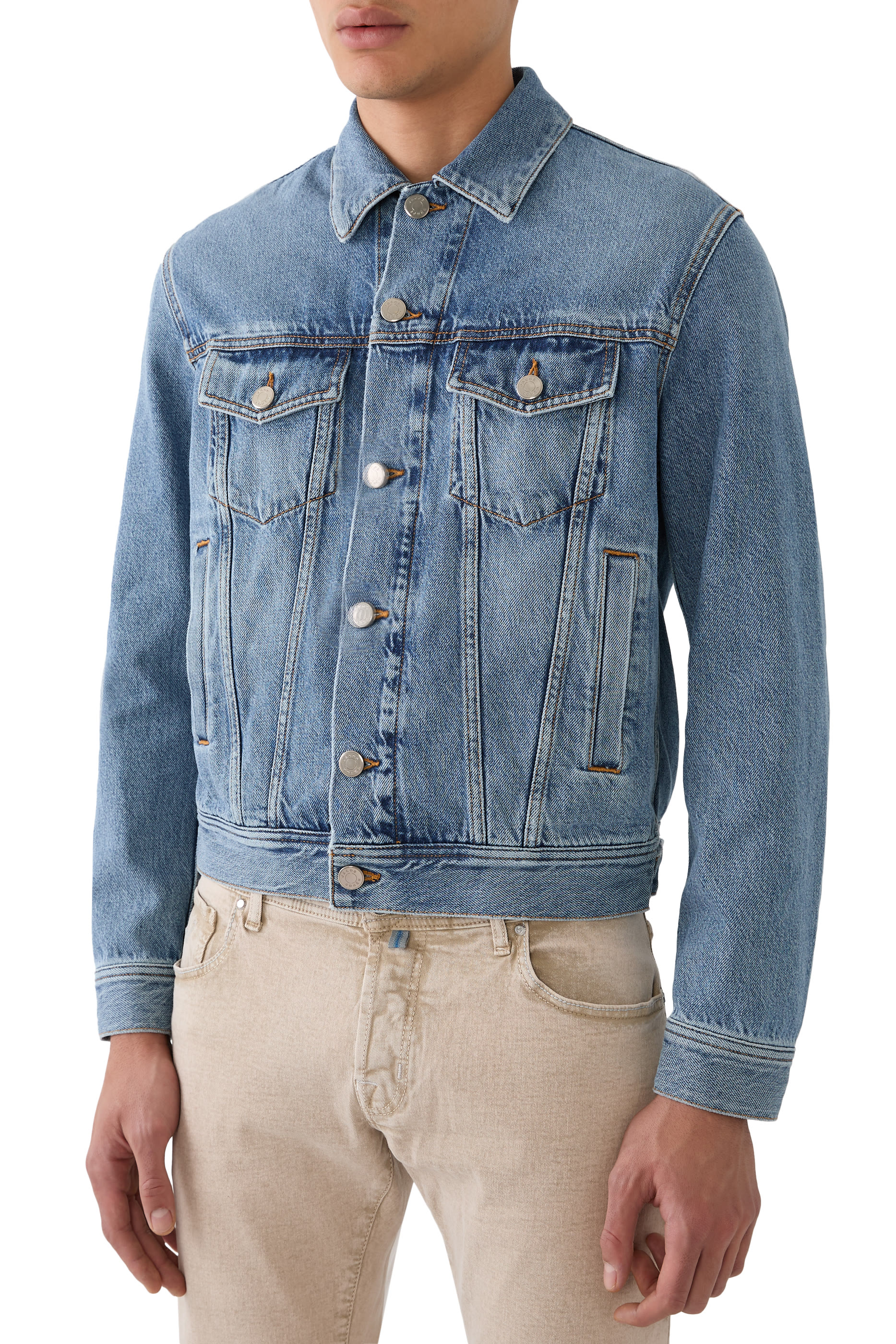 Giubbino Trucker Denim Jacket