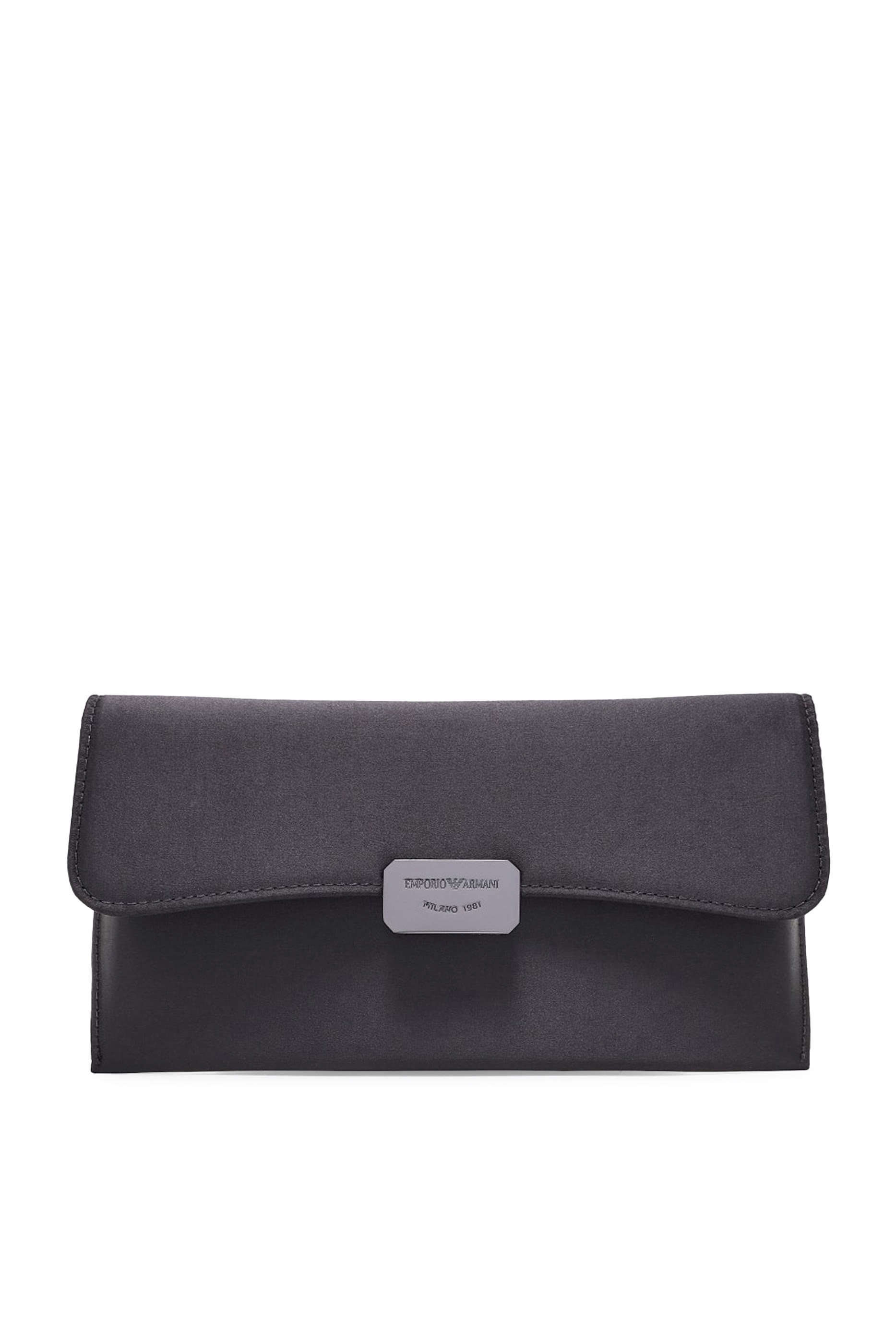 Satin Baguette Clutch Bag