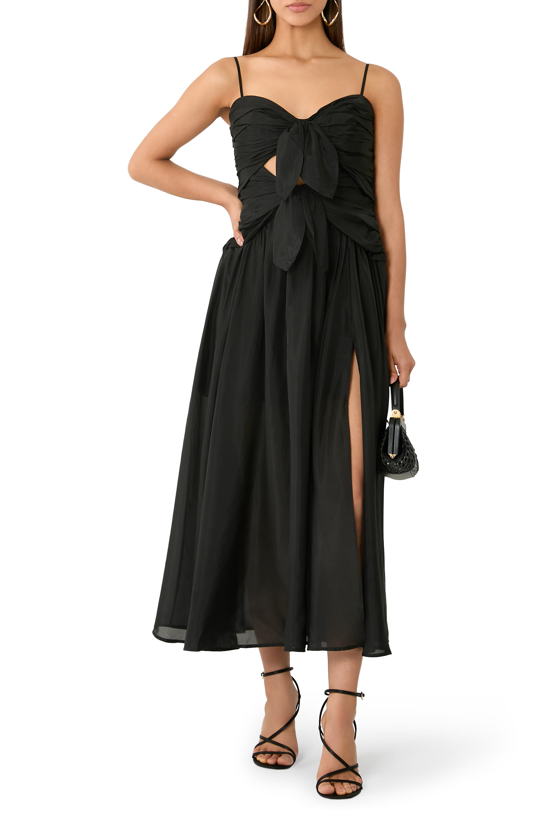 Aster Scarf Midi Dress 