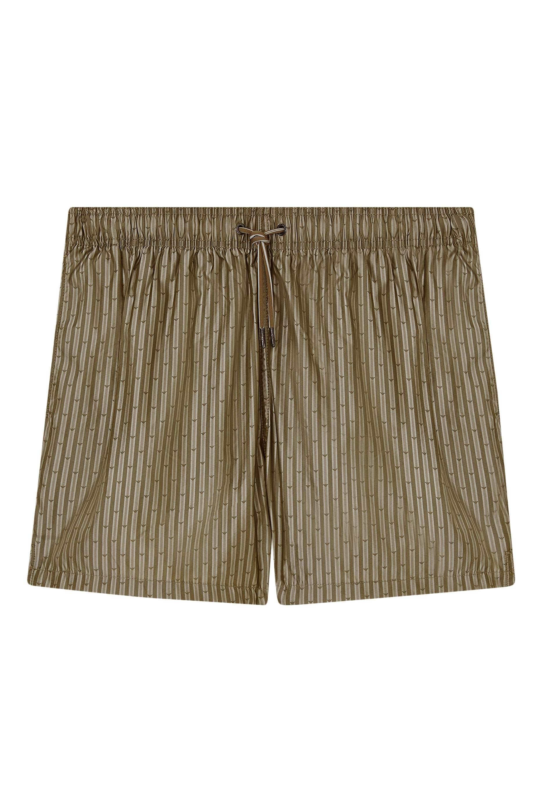 All-Over Jacquard Logo Swim Shorts