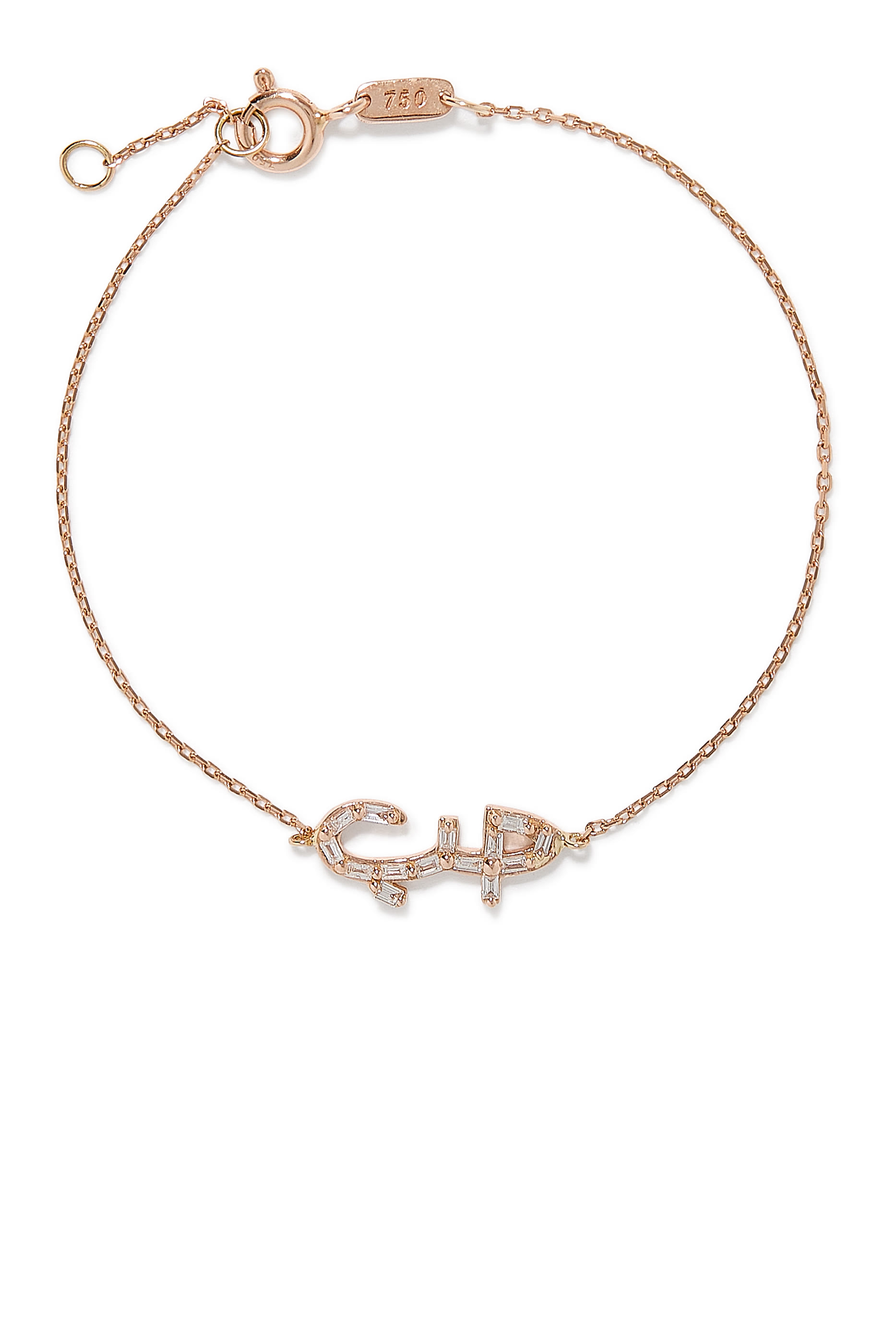 Hob Love Bracelet, 18k Pink Gold & Diamonds