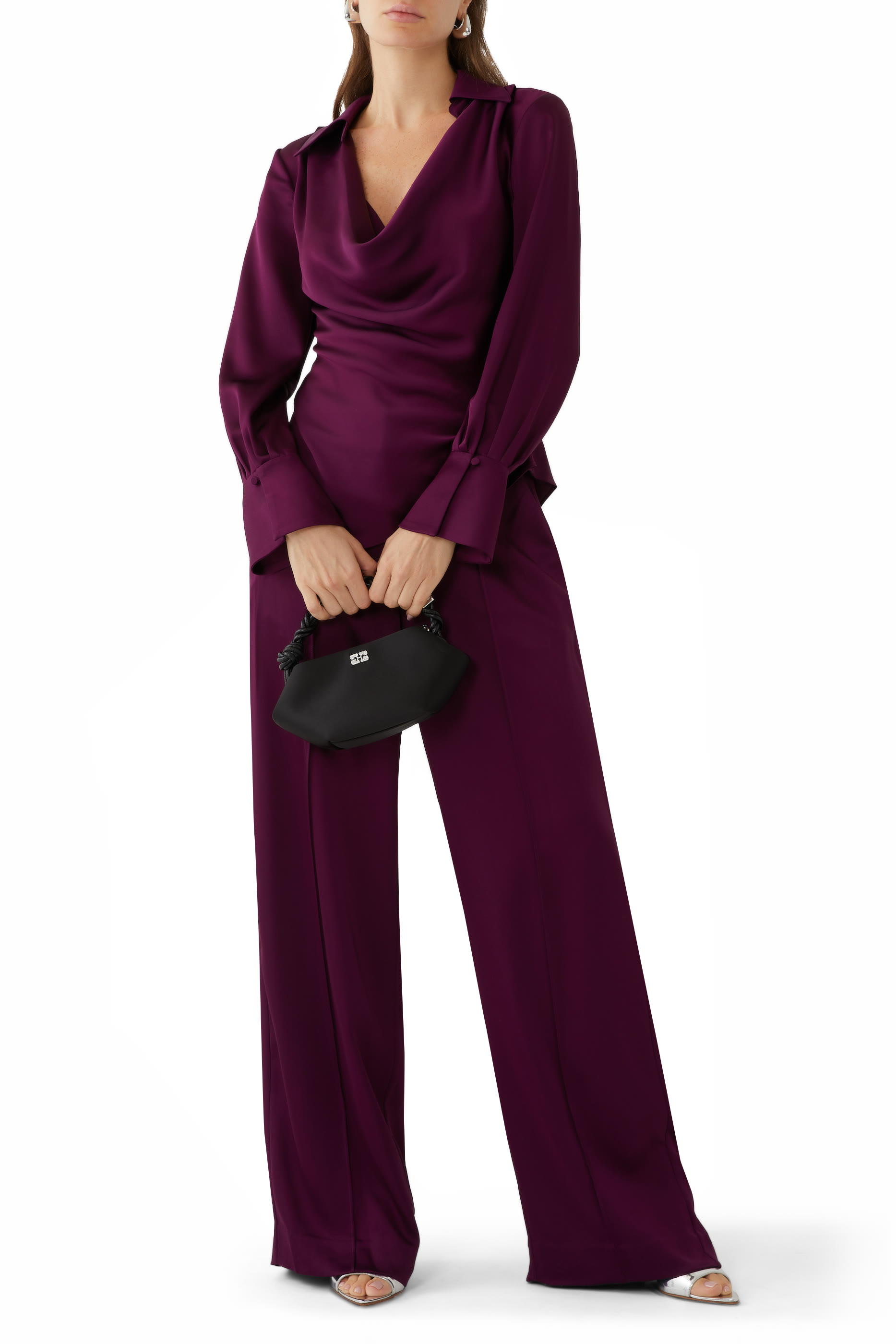 Symone Long Sleeve Cowl Neck Top