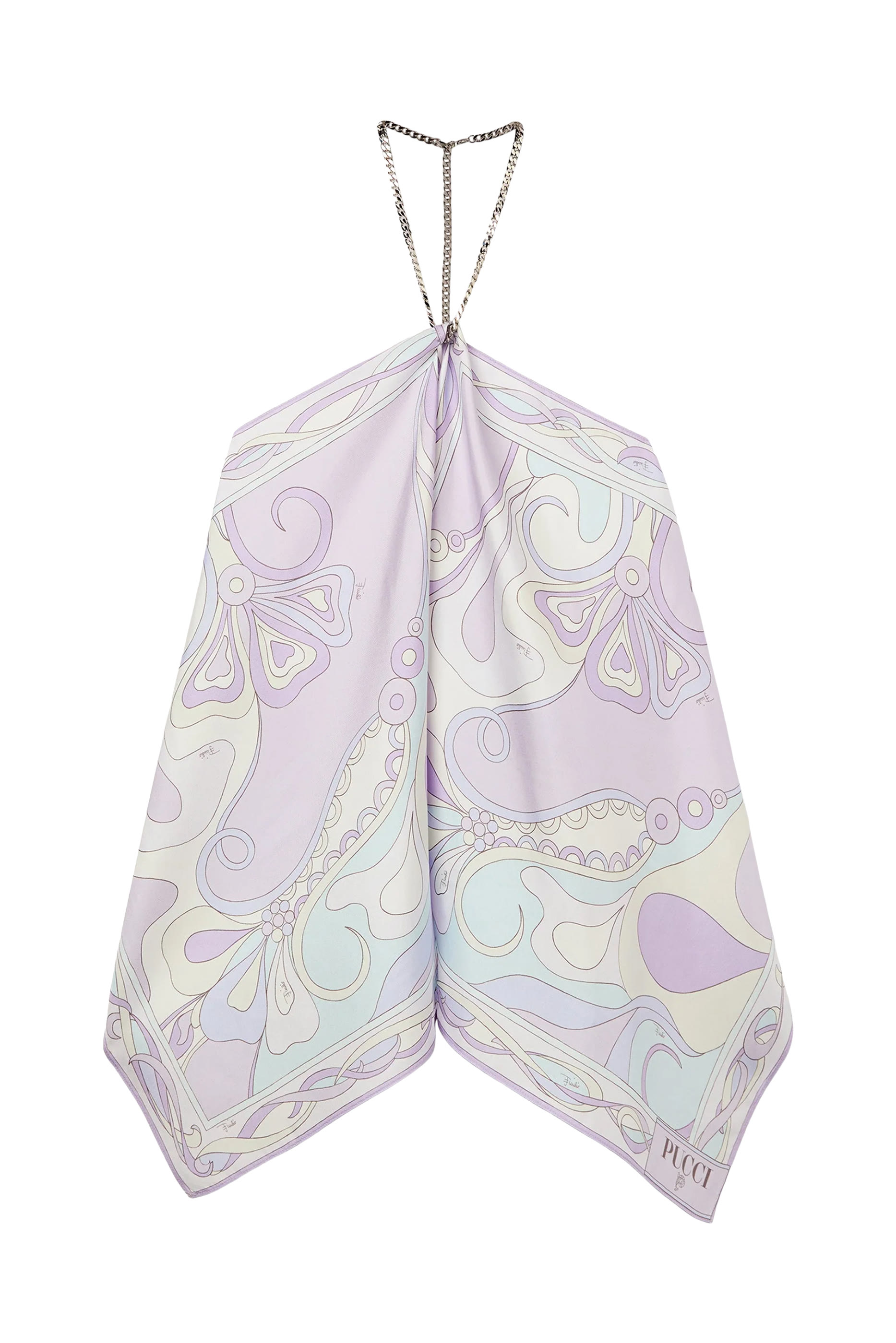 Orchidee Print Chain Top