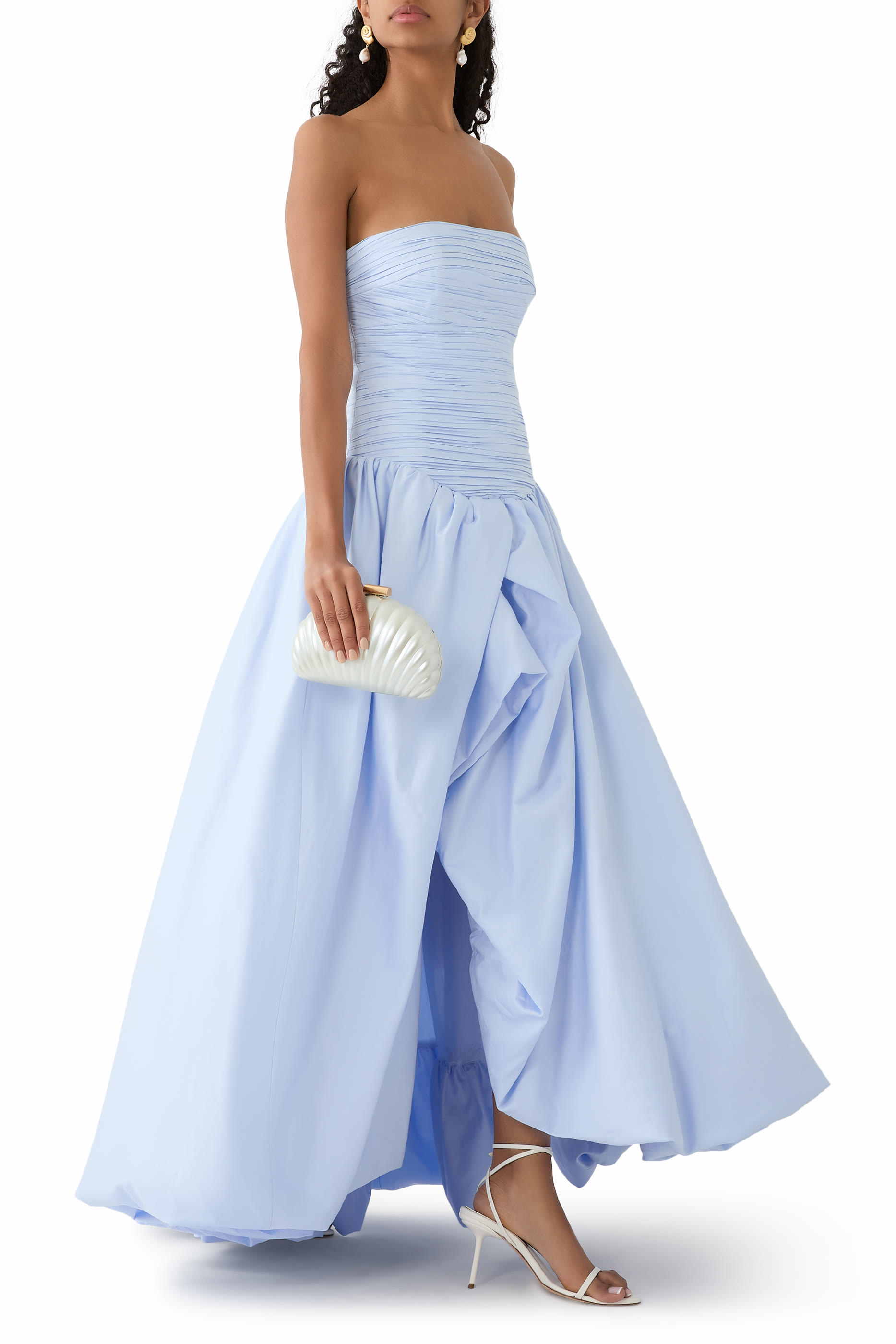 Violette Bubble Hem Maxi Dress