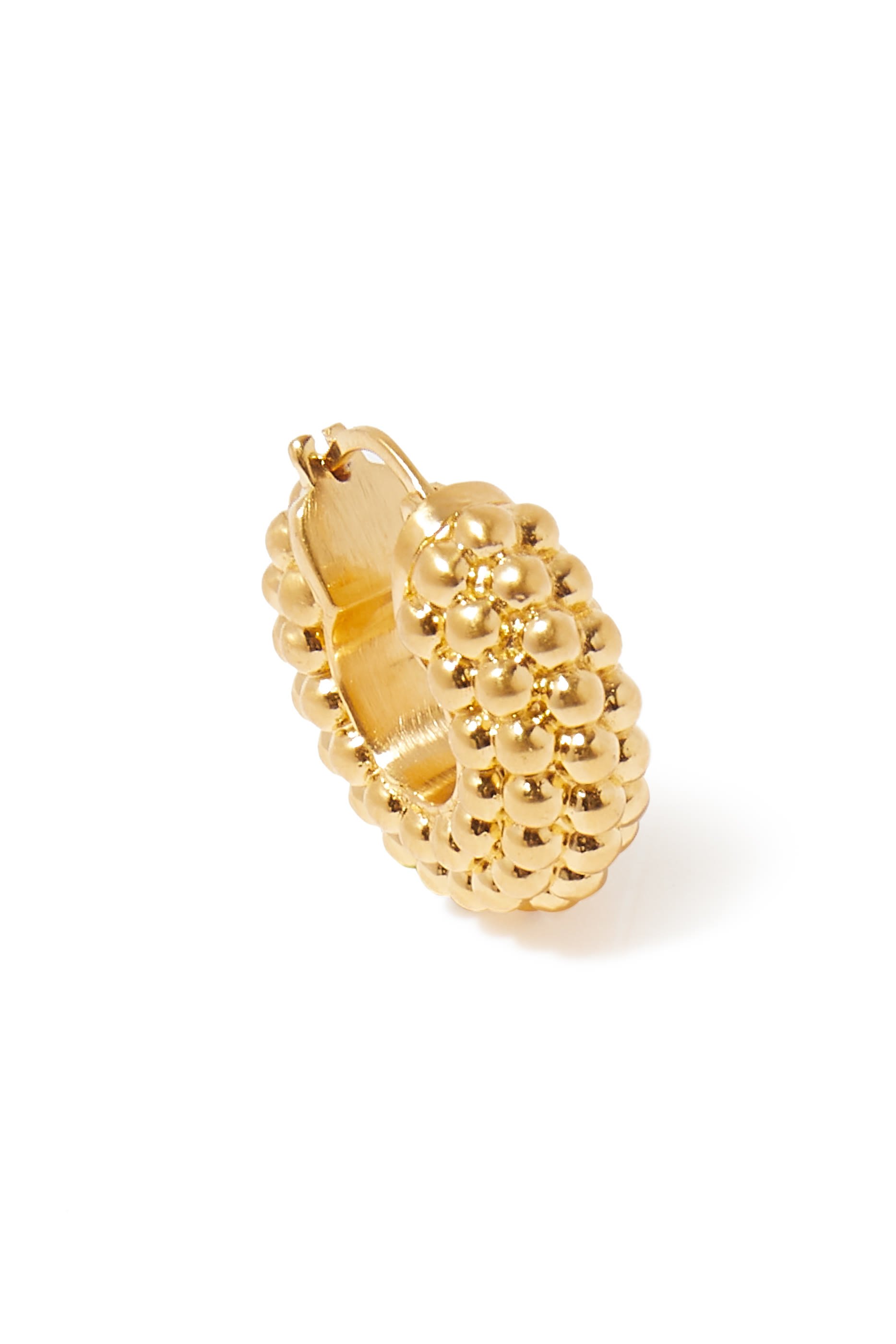 Baya Hoop Earrings, 18K Gold Plated Brass