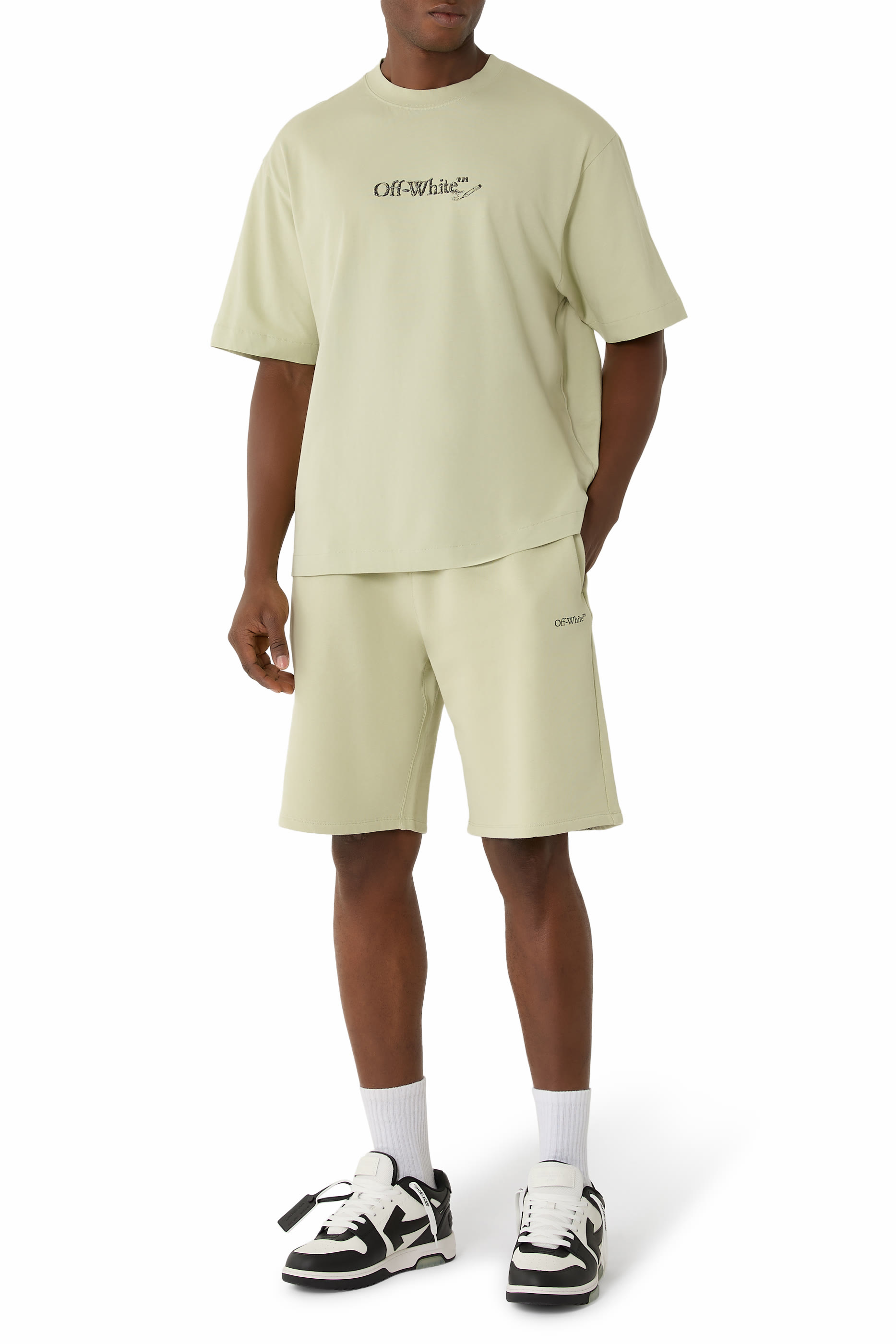 Scribble Diagonal Skate Sweatshorts