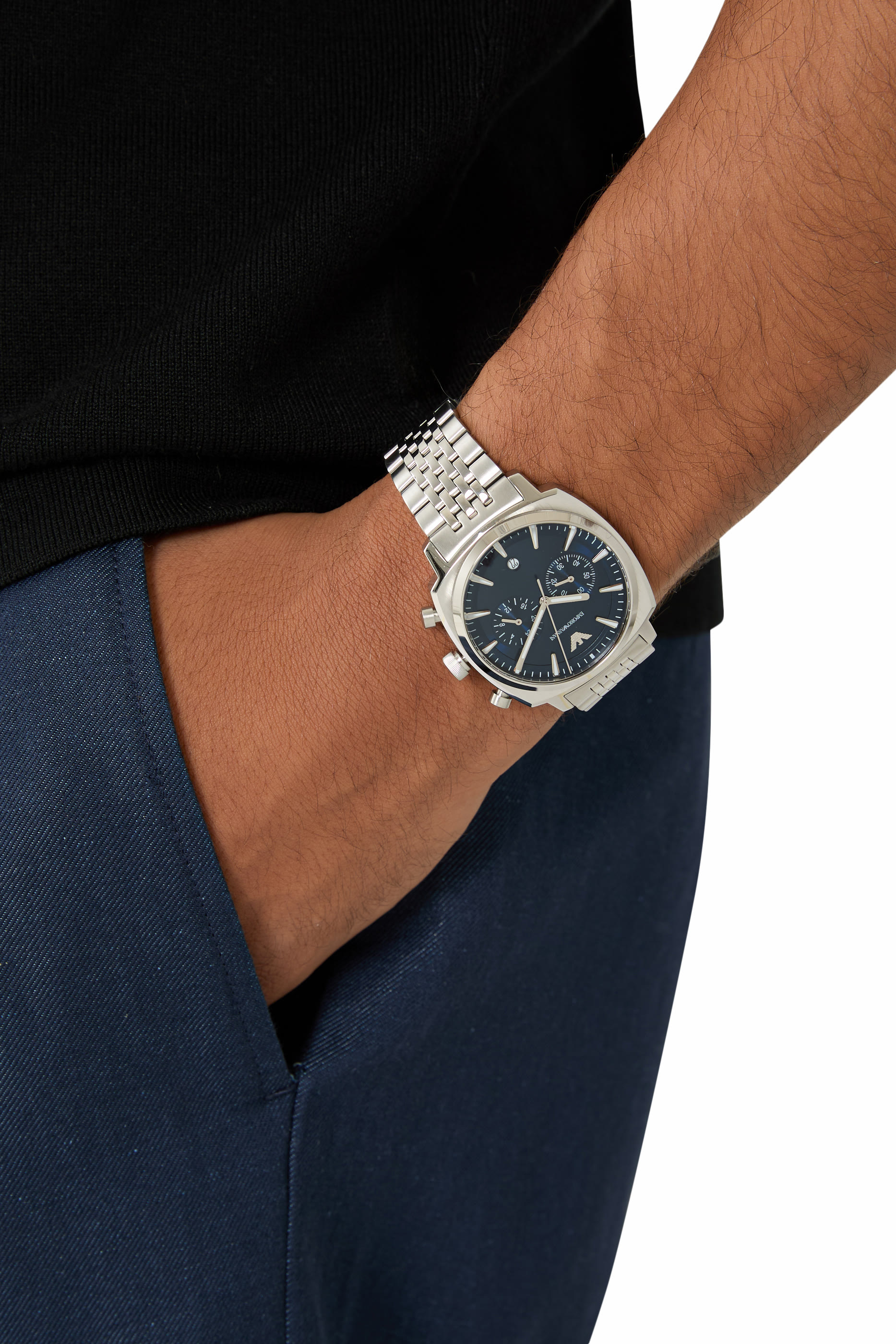 Chronograph Stainless Steel Watch