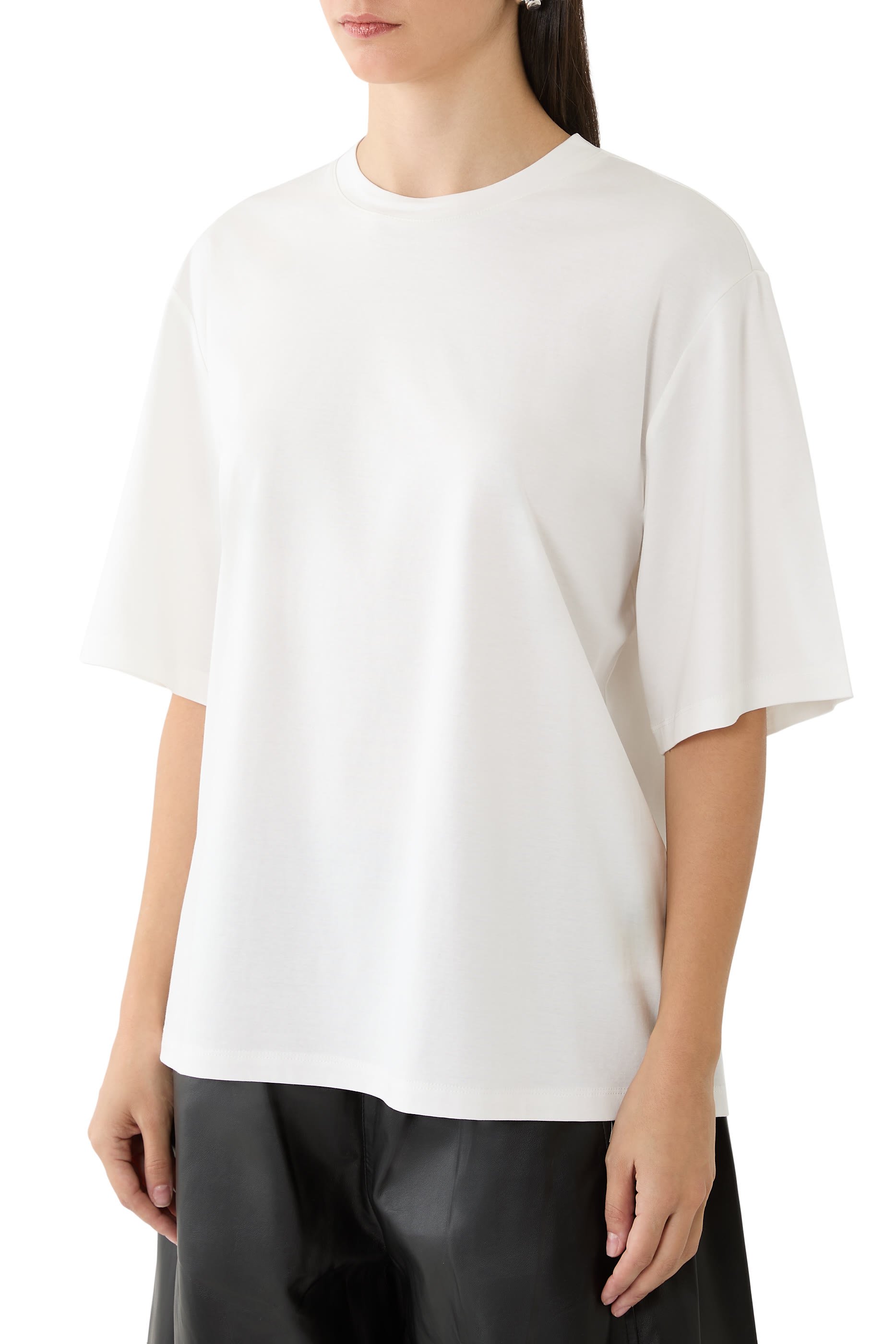 Oversized Cotton Silk T-Shirt