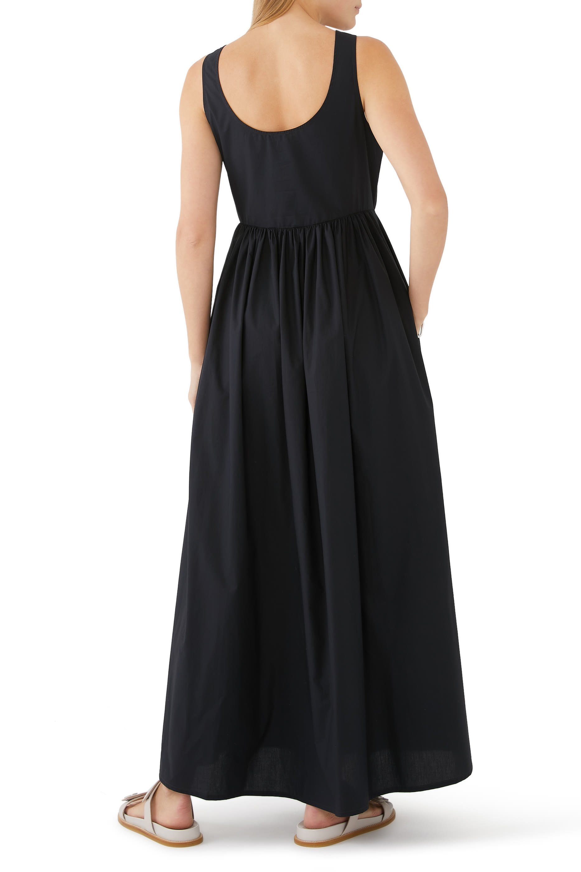Pleated Maxi Dress