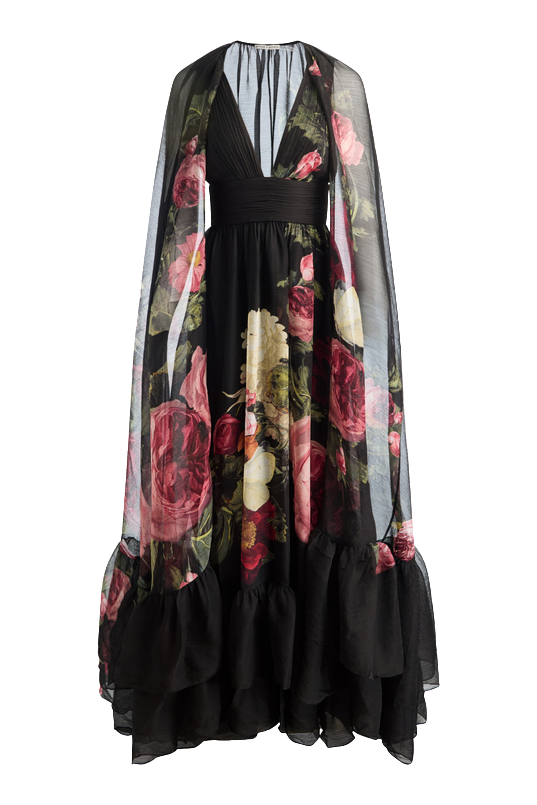 Roya Gown with Detachable Cape