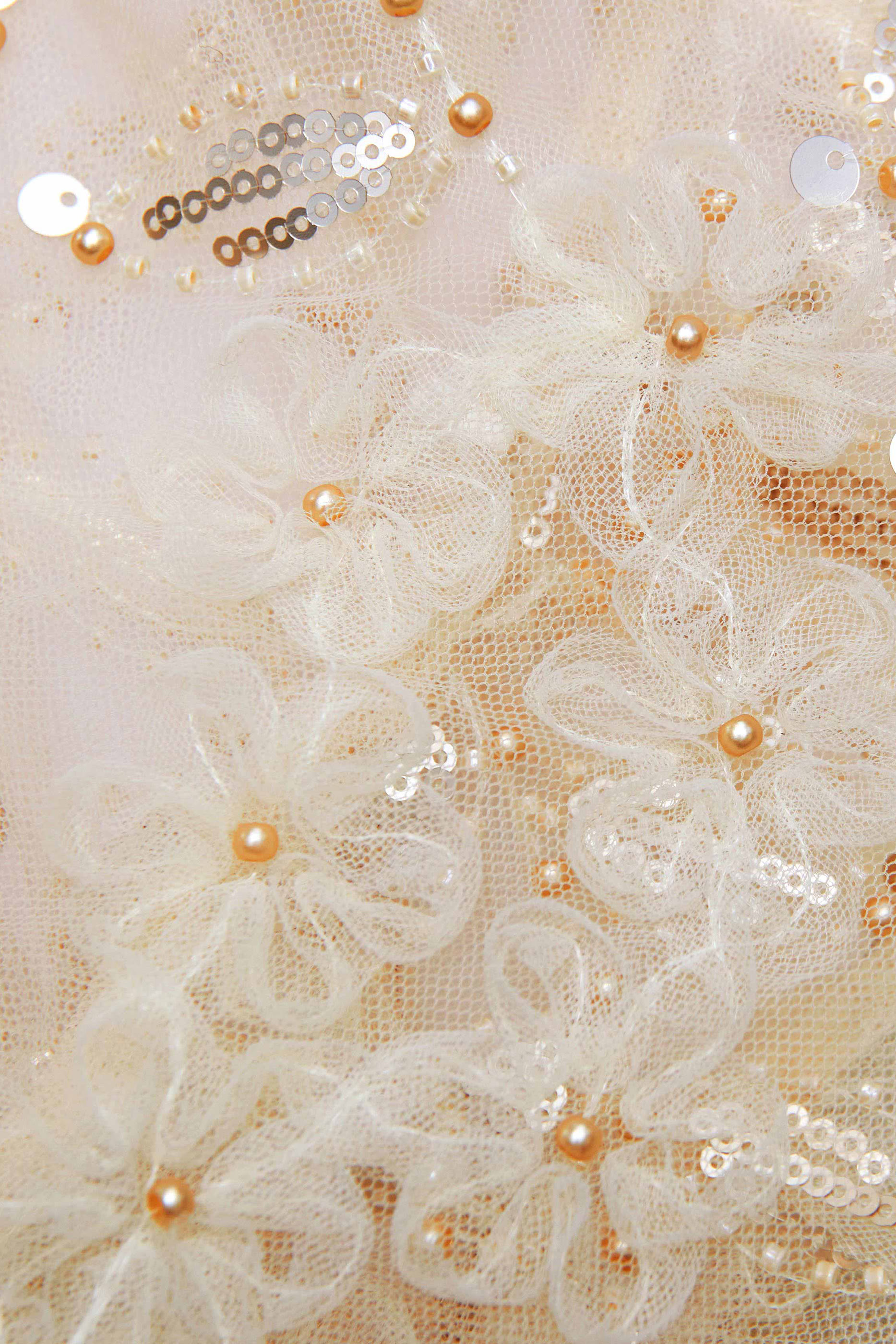 Kids Sequin Tulle Cape