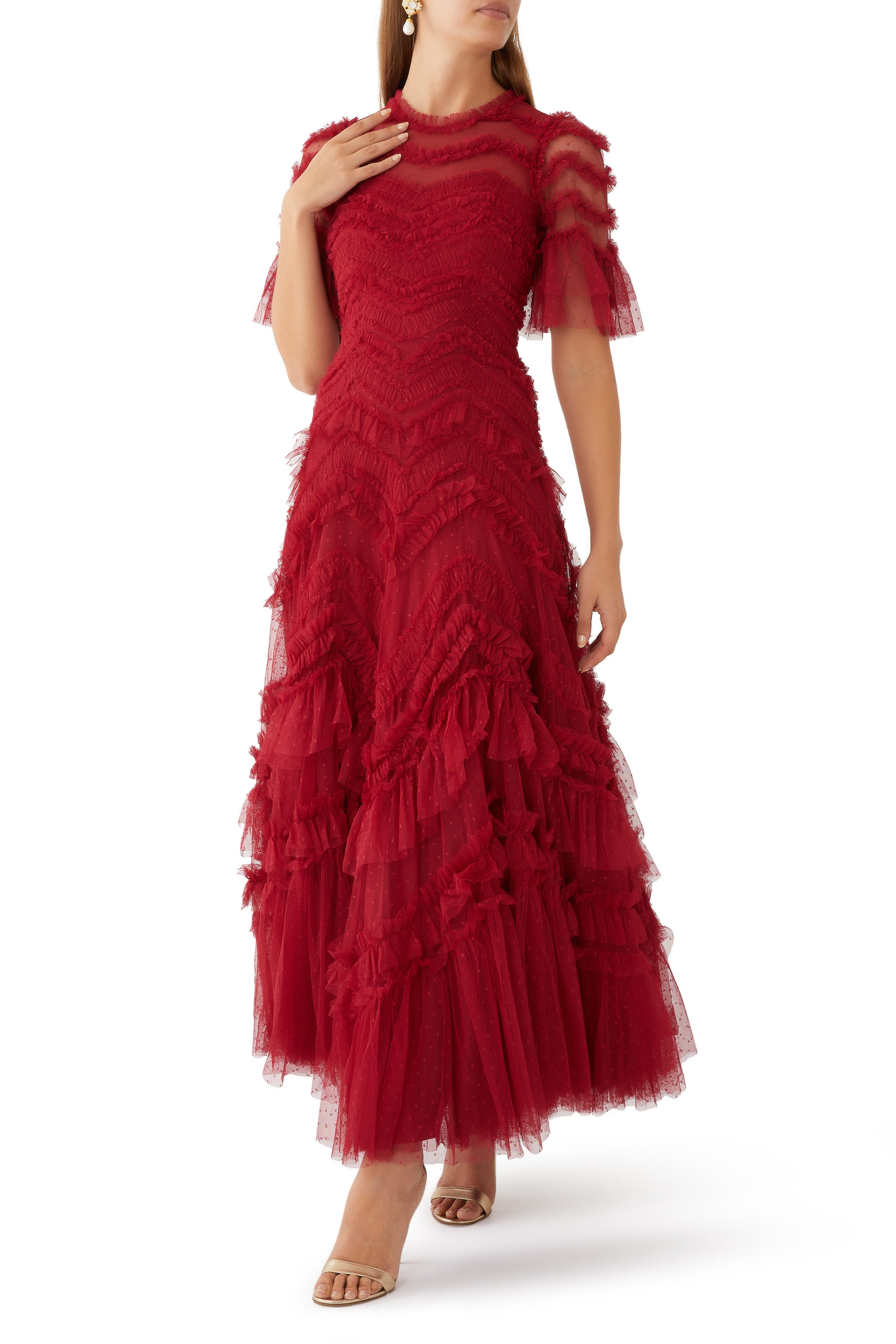 Elia Short Sleeve Gown