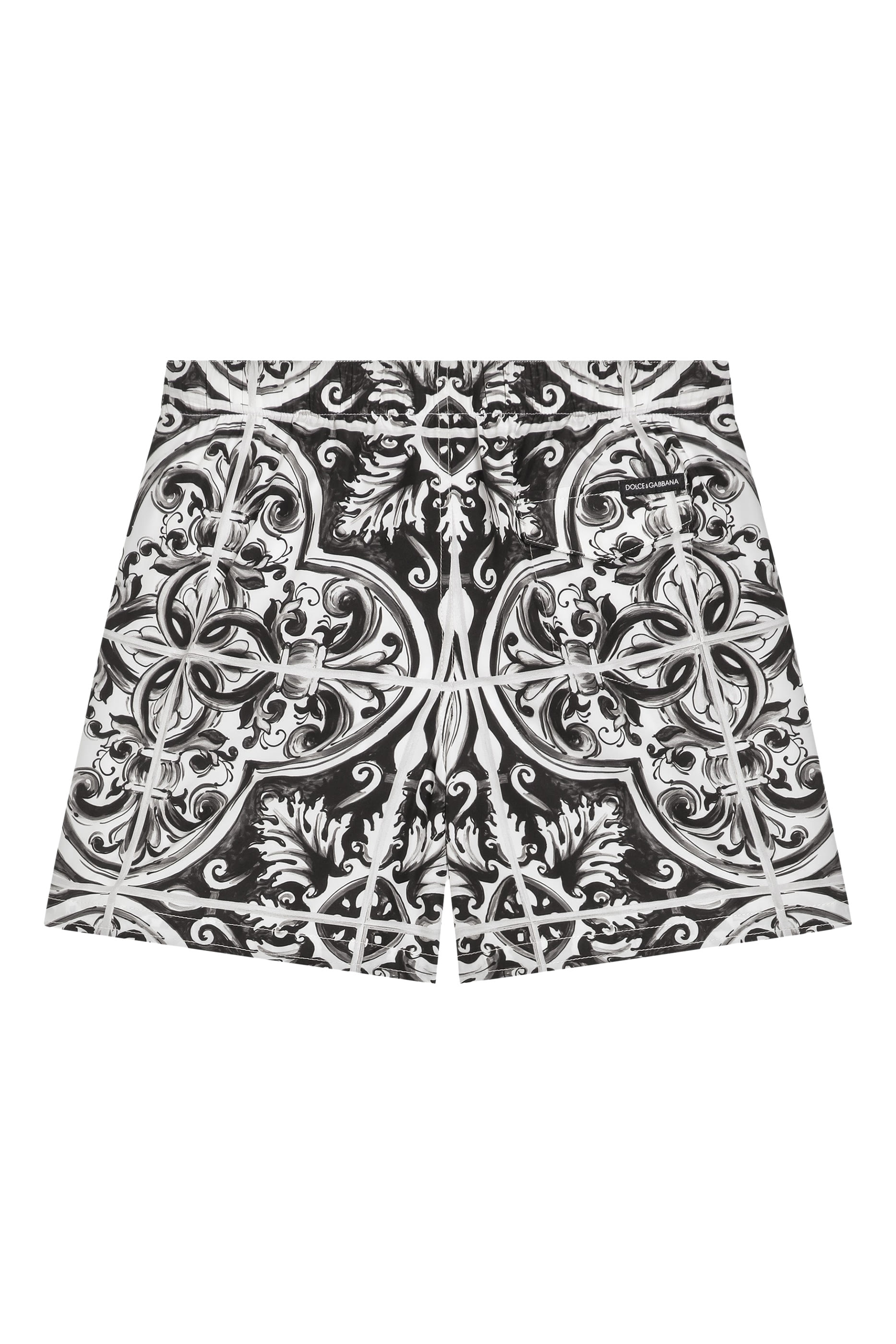 Kids Majolica-Print Shorts