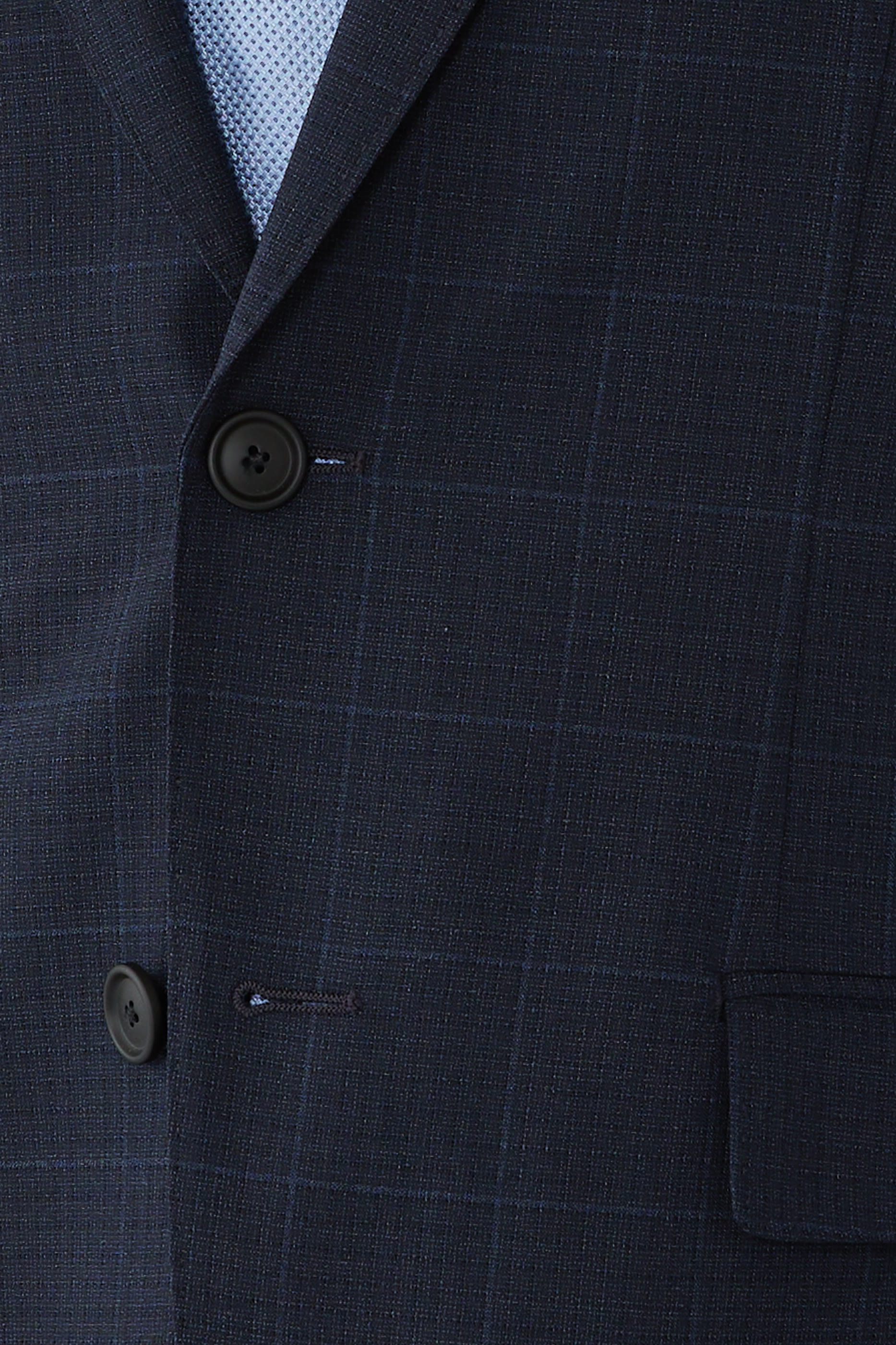 Two-Piece Slim-Fit Checked Suit