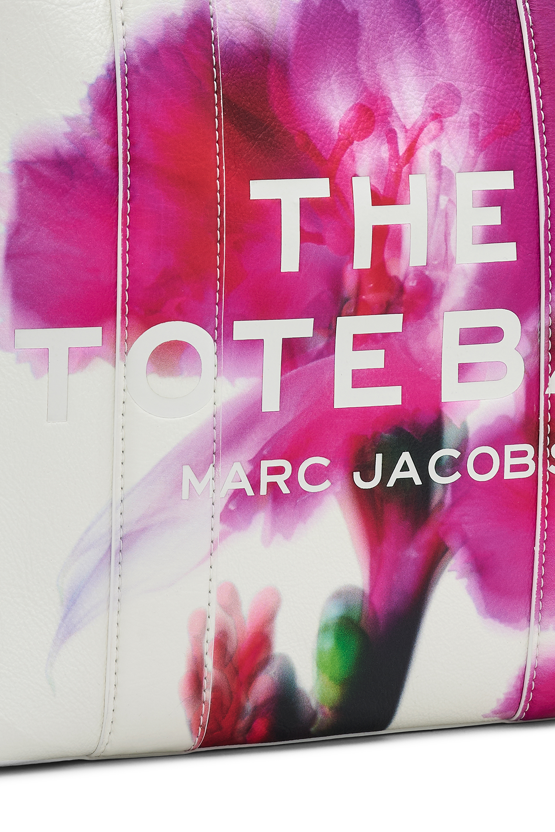 The Future Floral Leather Medium Tote Bag