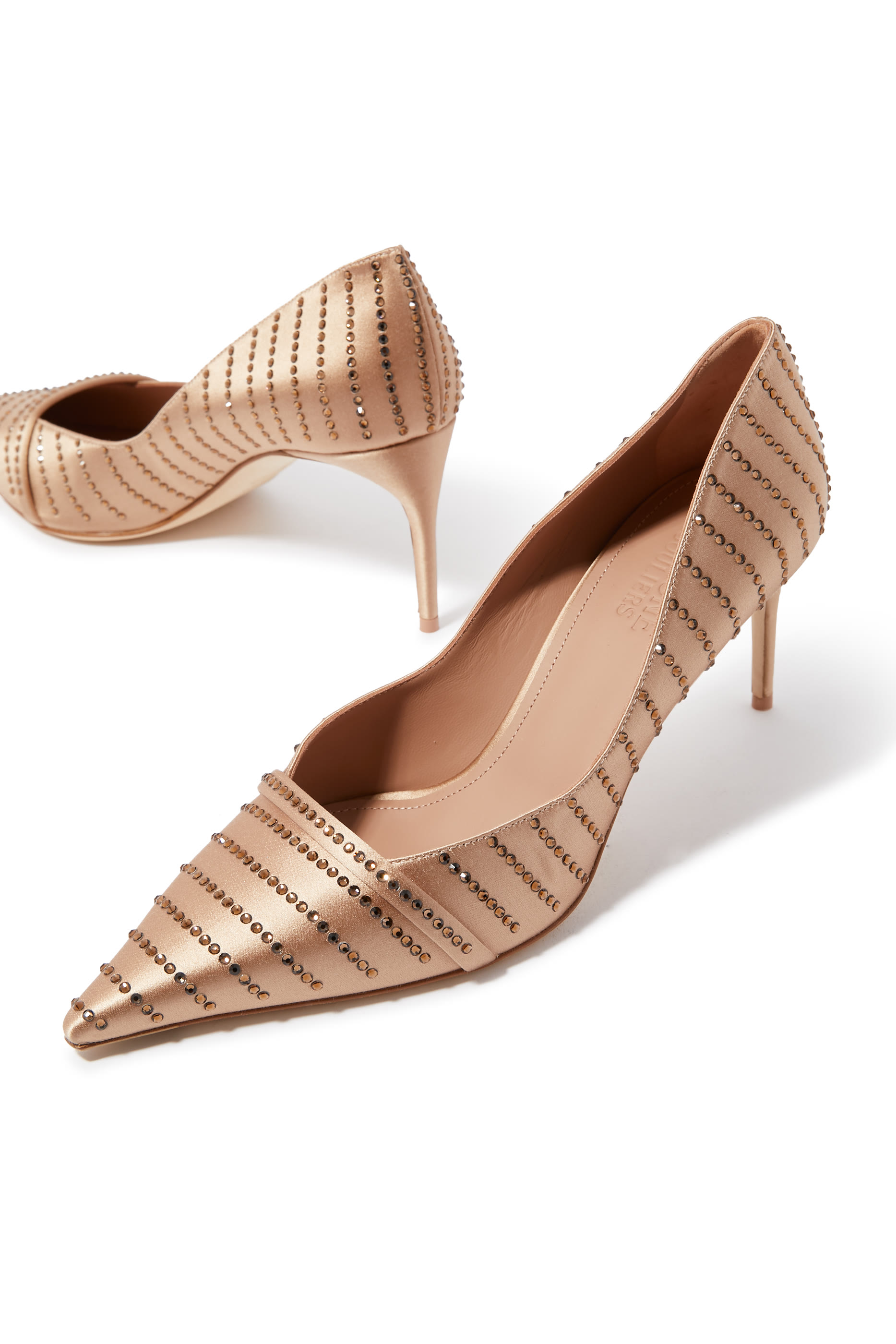 Pointed Toe 70 Leather Pumps