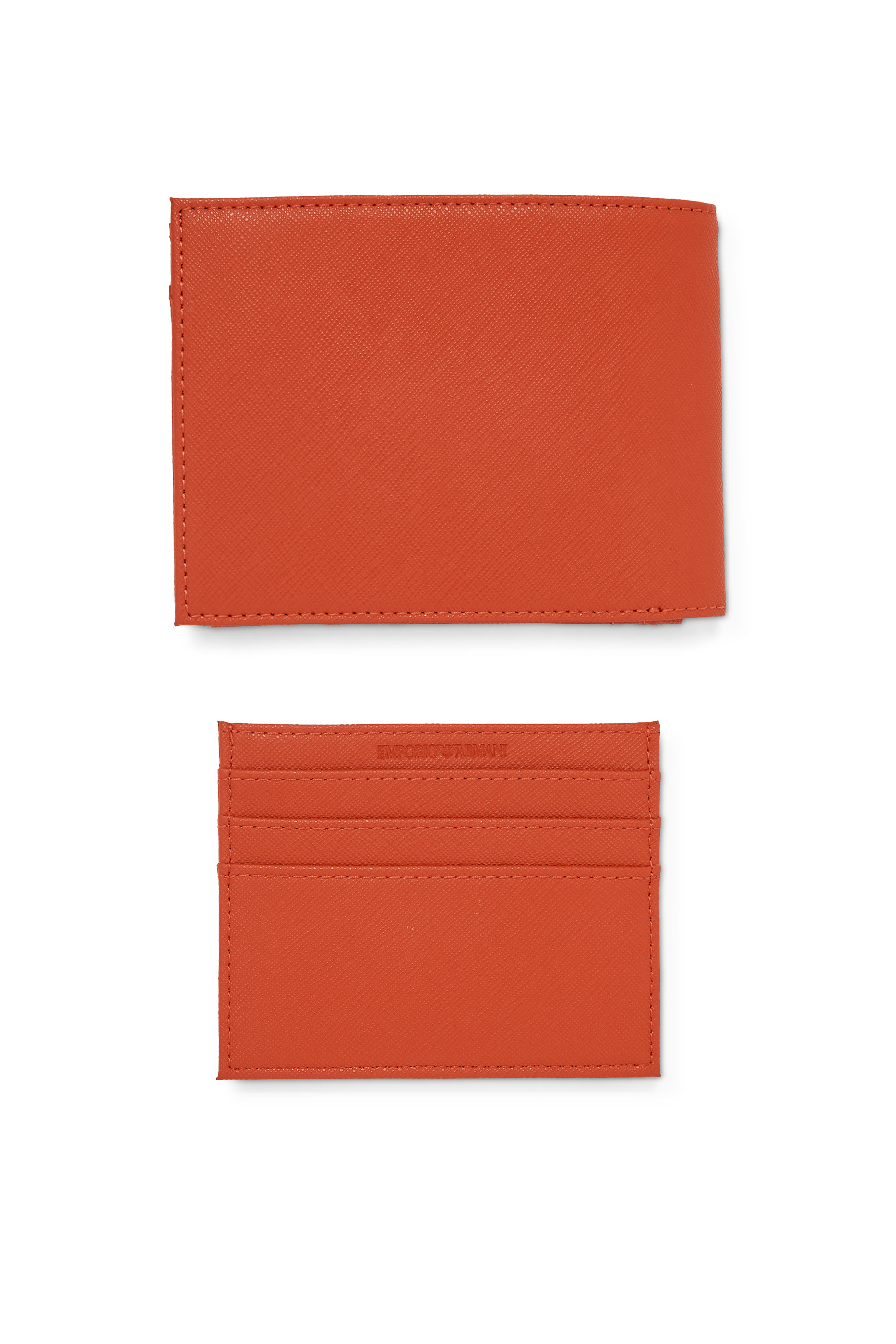 Regenerated Saffiano Leather Wallet & Card Holder Gift Set