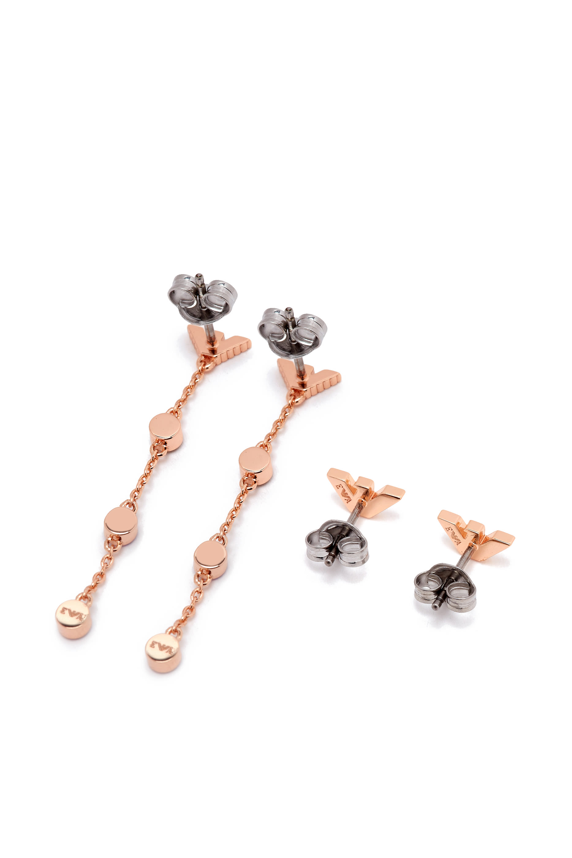 Statement Logo Earrings, Set of 2