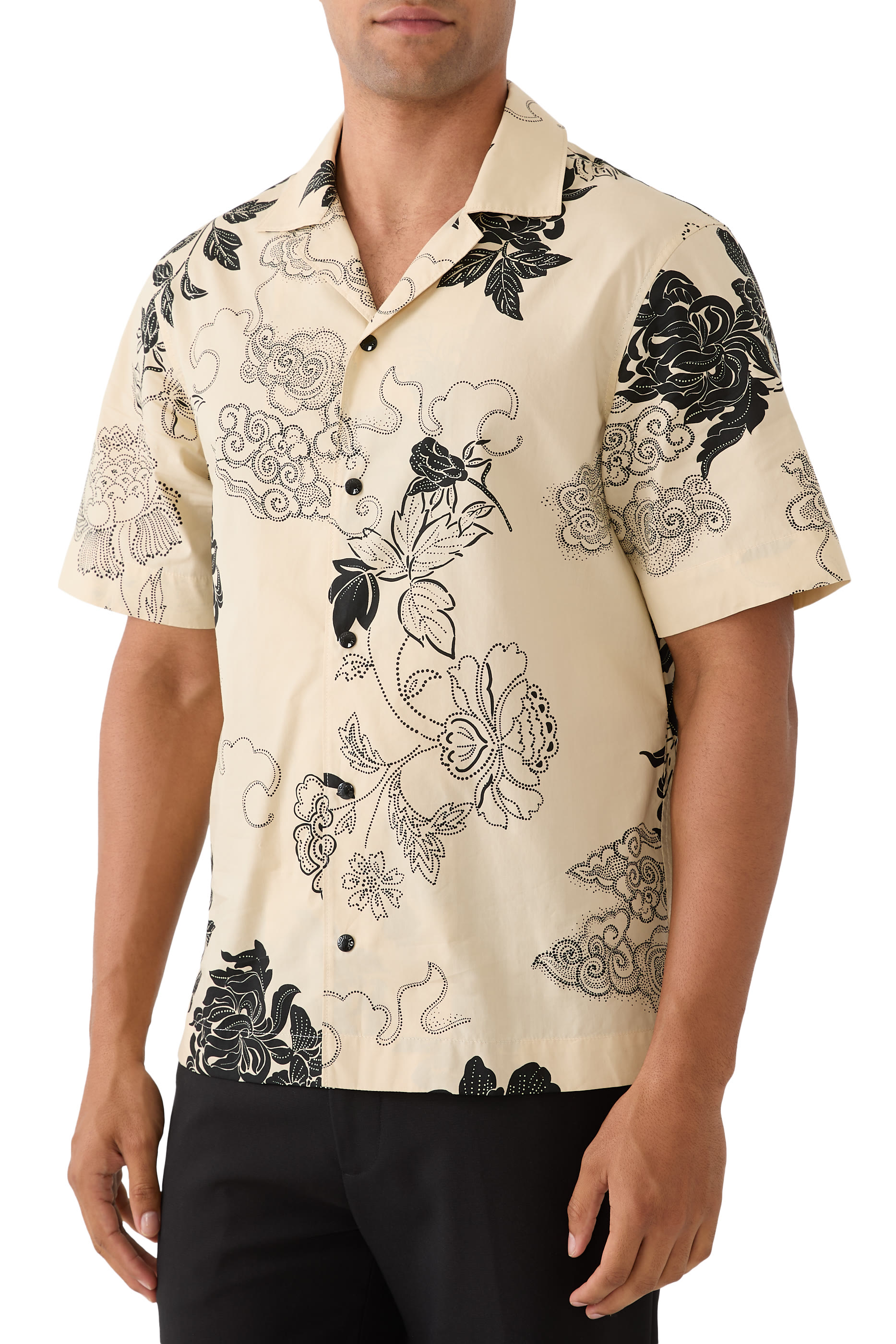 Floral Print Cotton Shirt