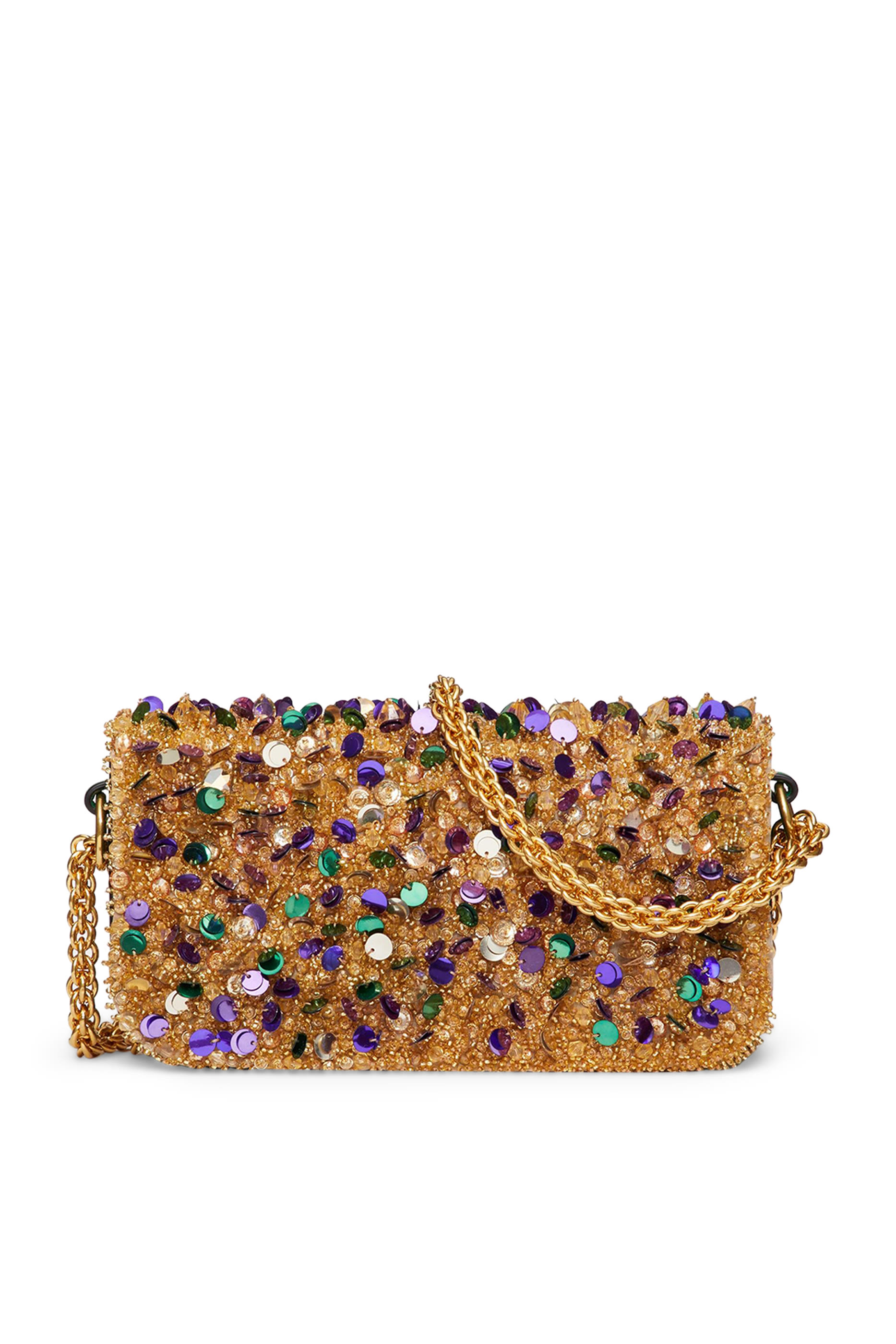 Valentino Garavani Loc&ograve; 3D Embroidery Mini Shoulder Bag