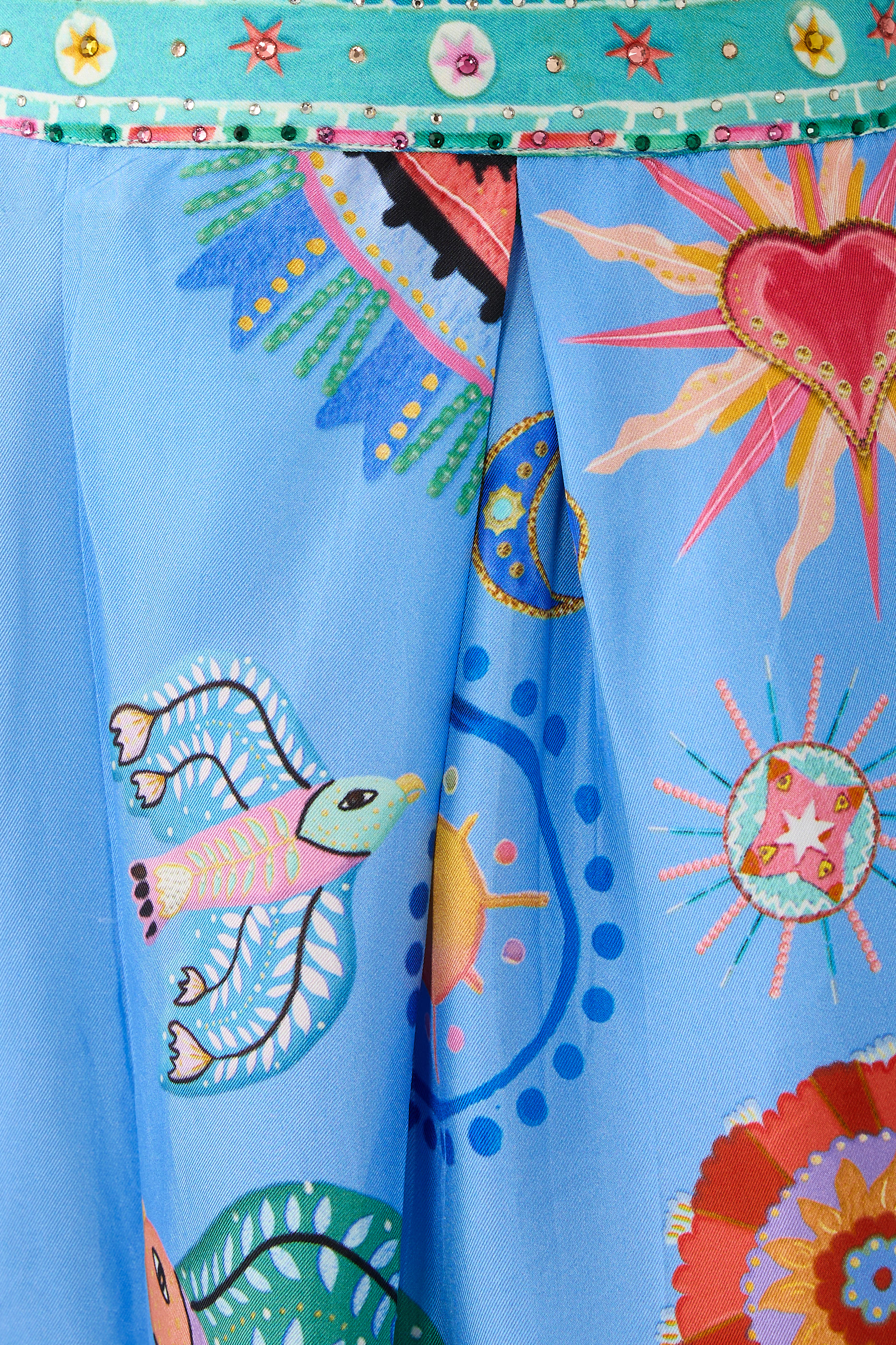 A Painted Village Tuck Front Pants