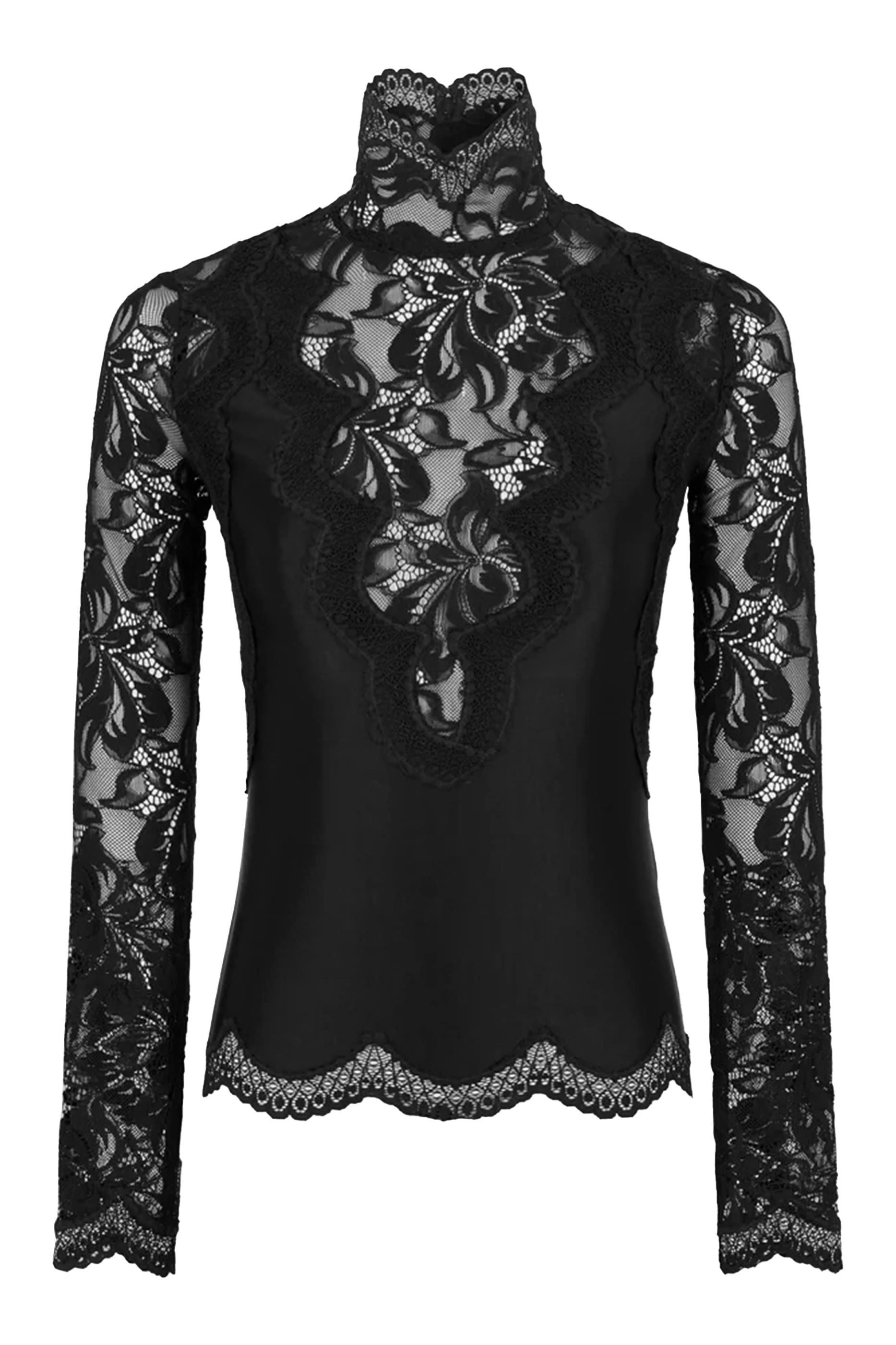 Laced Long Sleeve Top