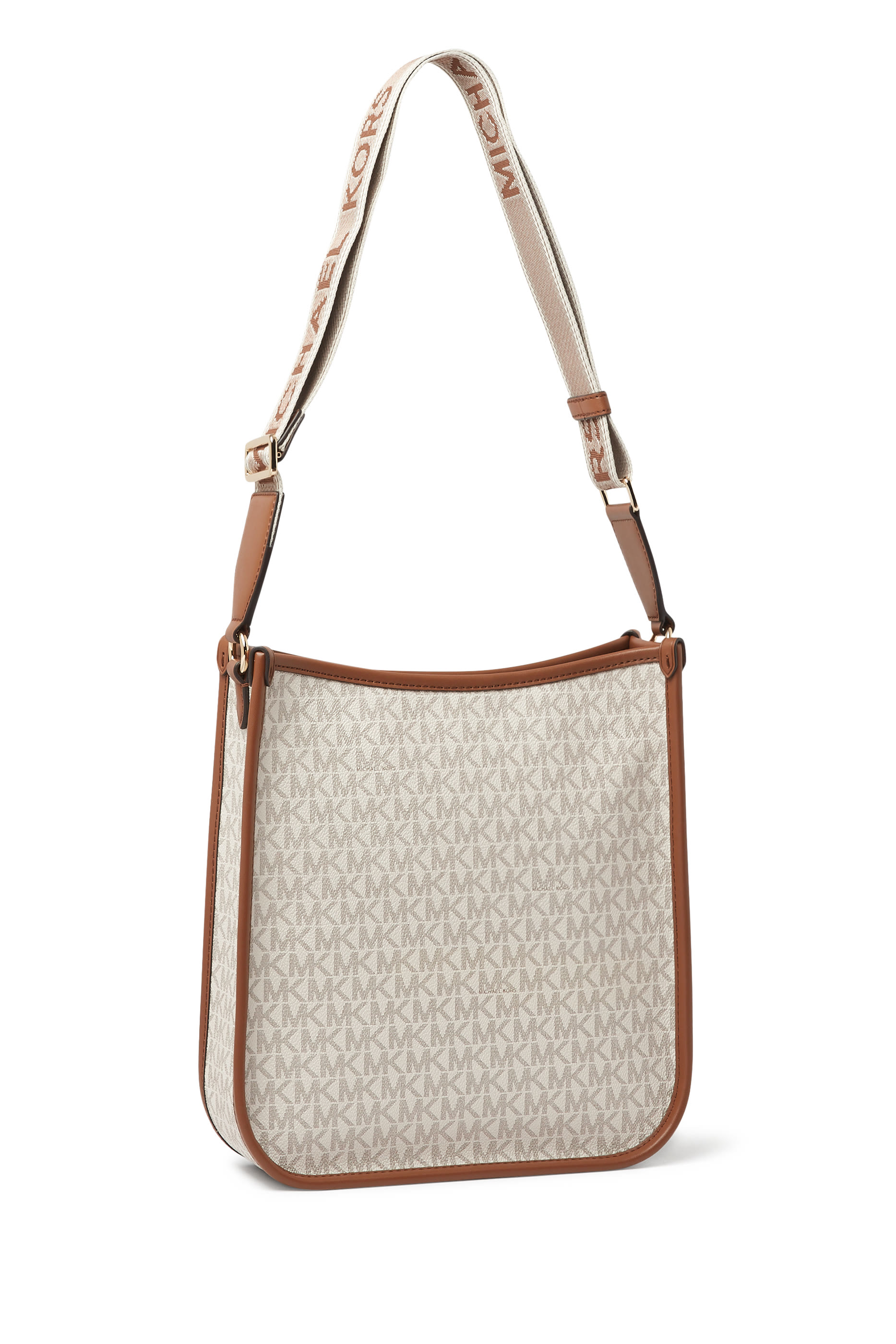 Luisa Large Signature Logo Messenger Bag