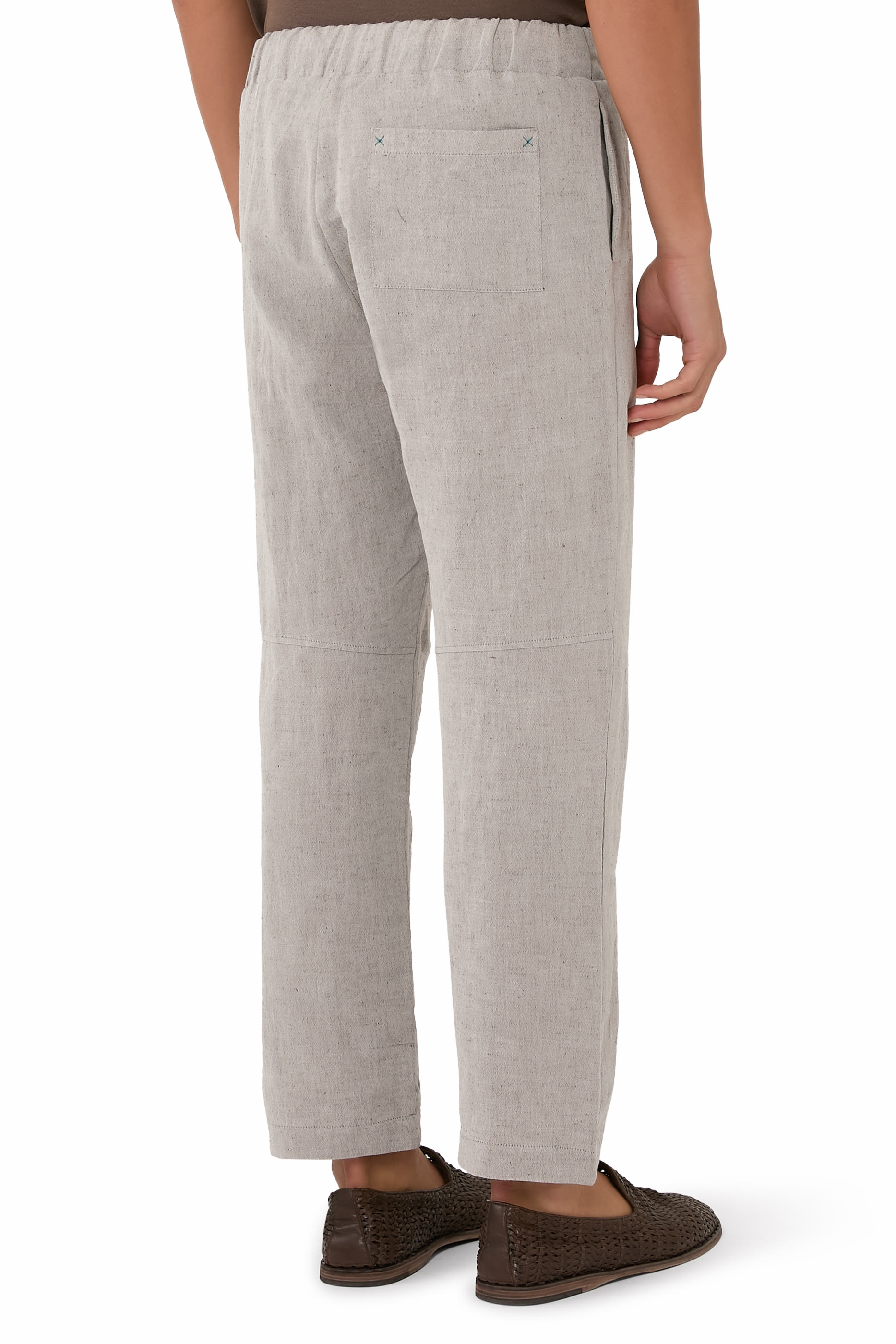 Drawstring Linen Trousers