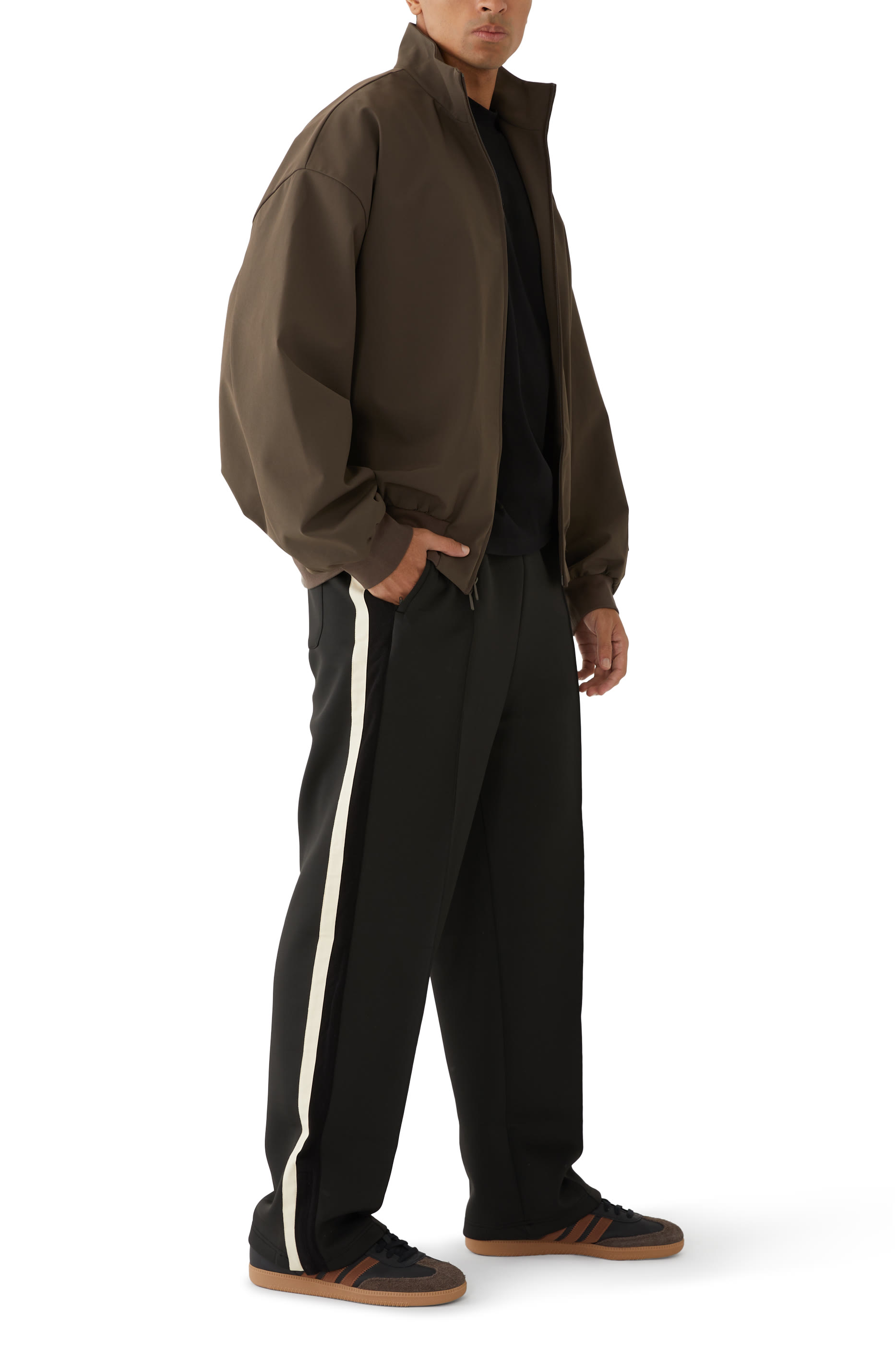 Bonded Nylon Hooded Bomber