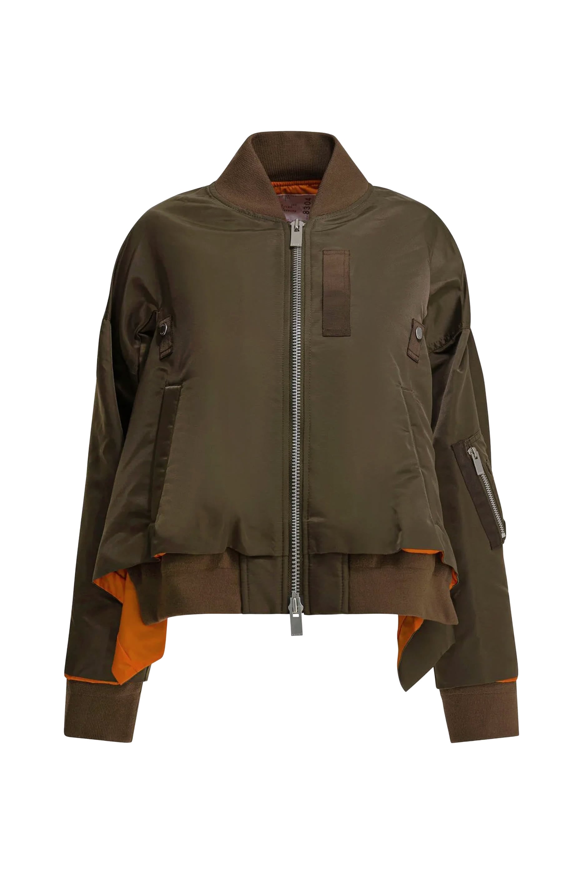 Nylon Twill Bomber Jacket
