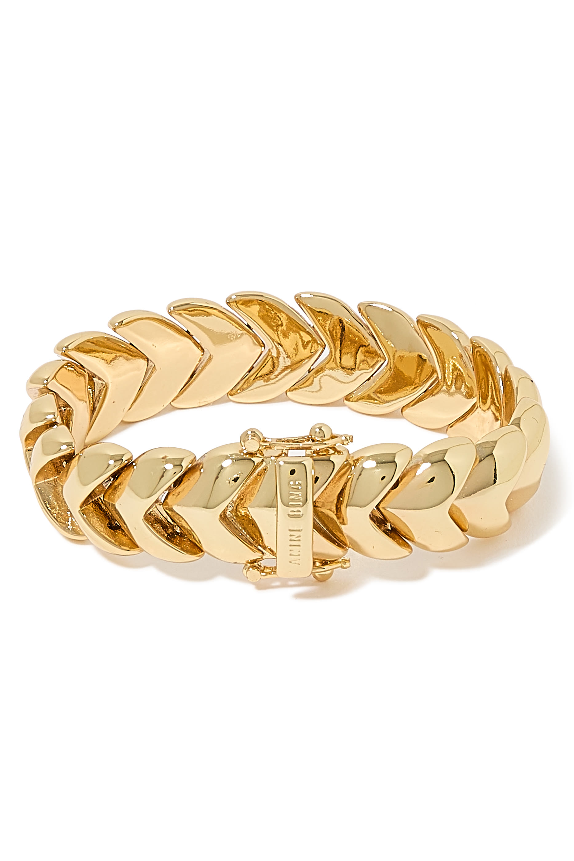 Layered Heart Chain Bracelet