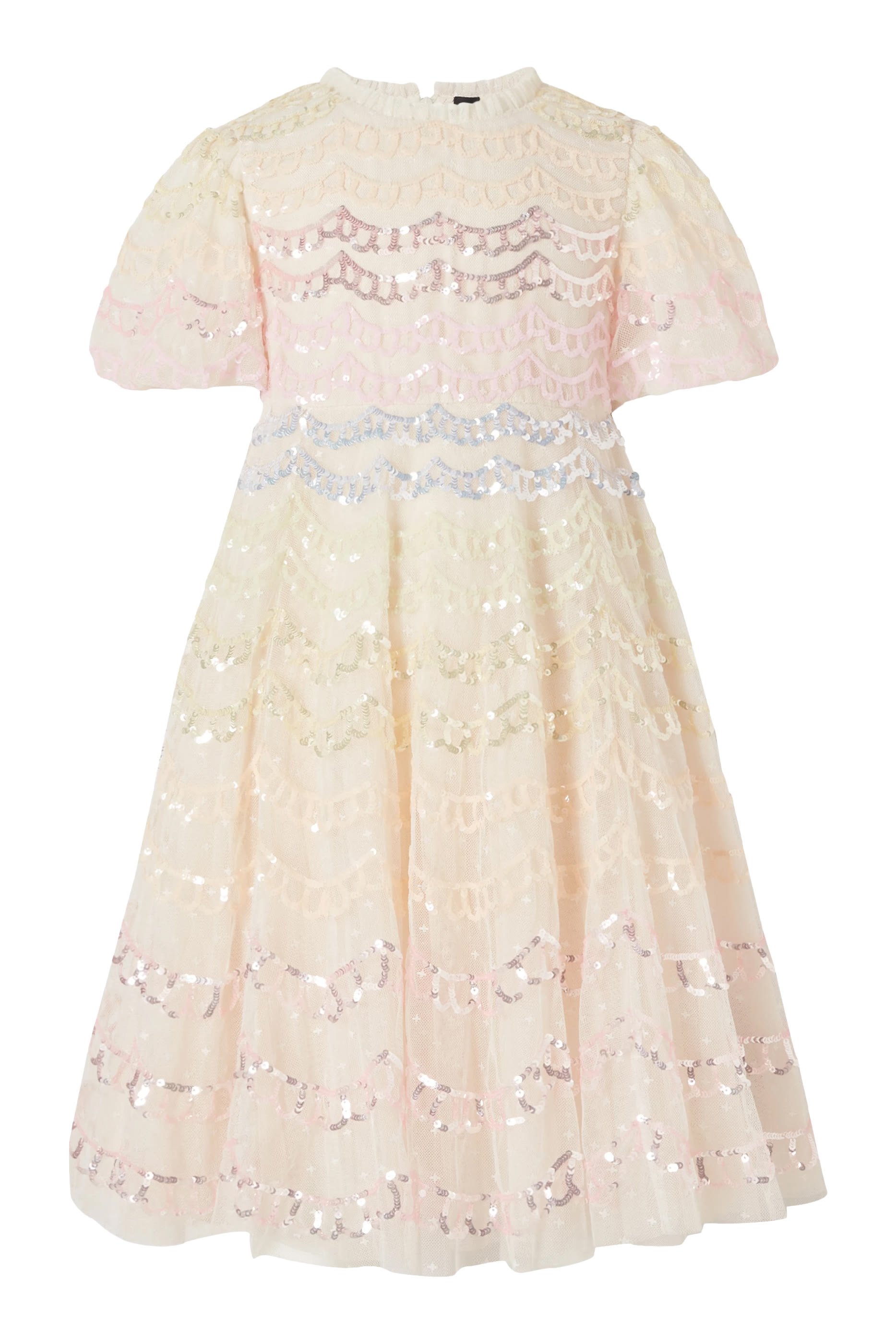 Kids Ombre Scallop Dress