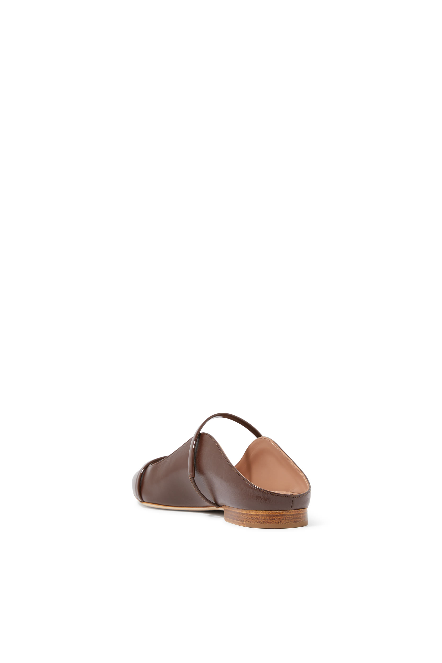 Maureen 10 Leather Flat Mules