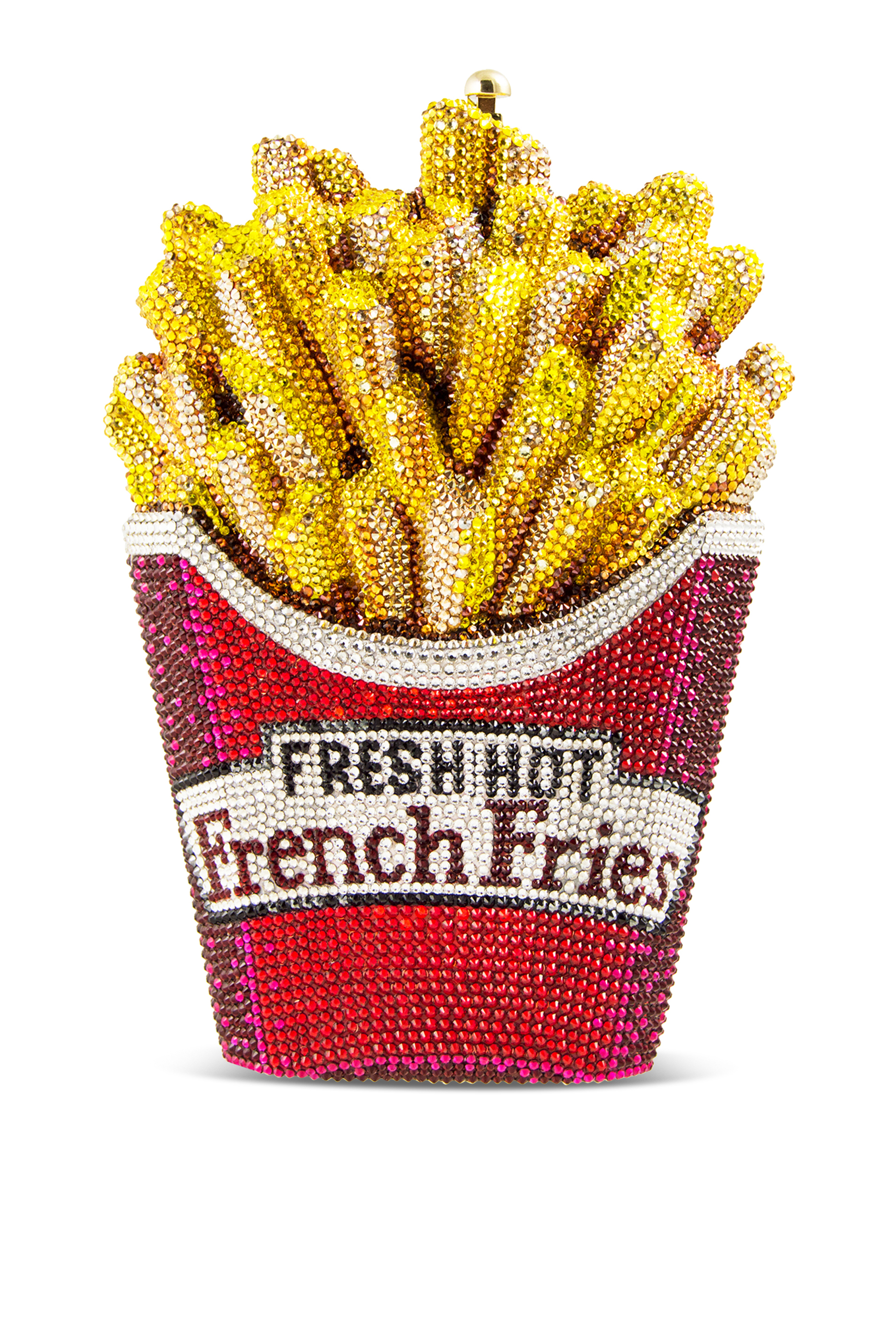 Judith Leiber Couture French Fries Rainbow Clutch Bag
