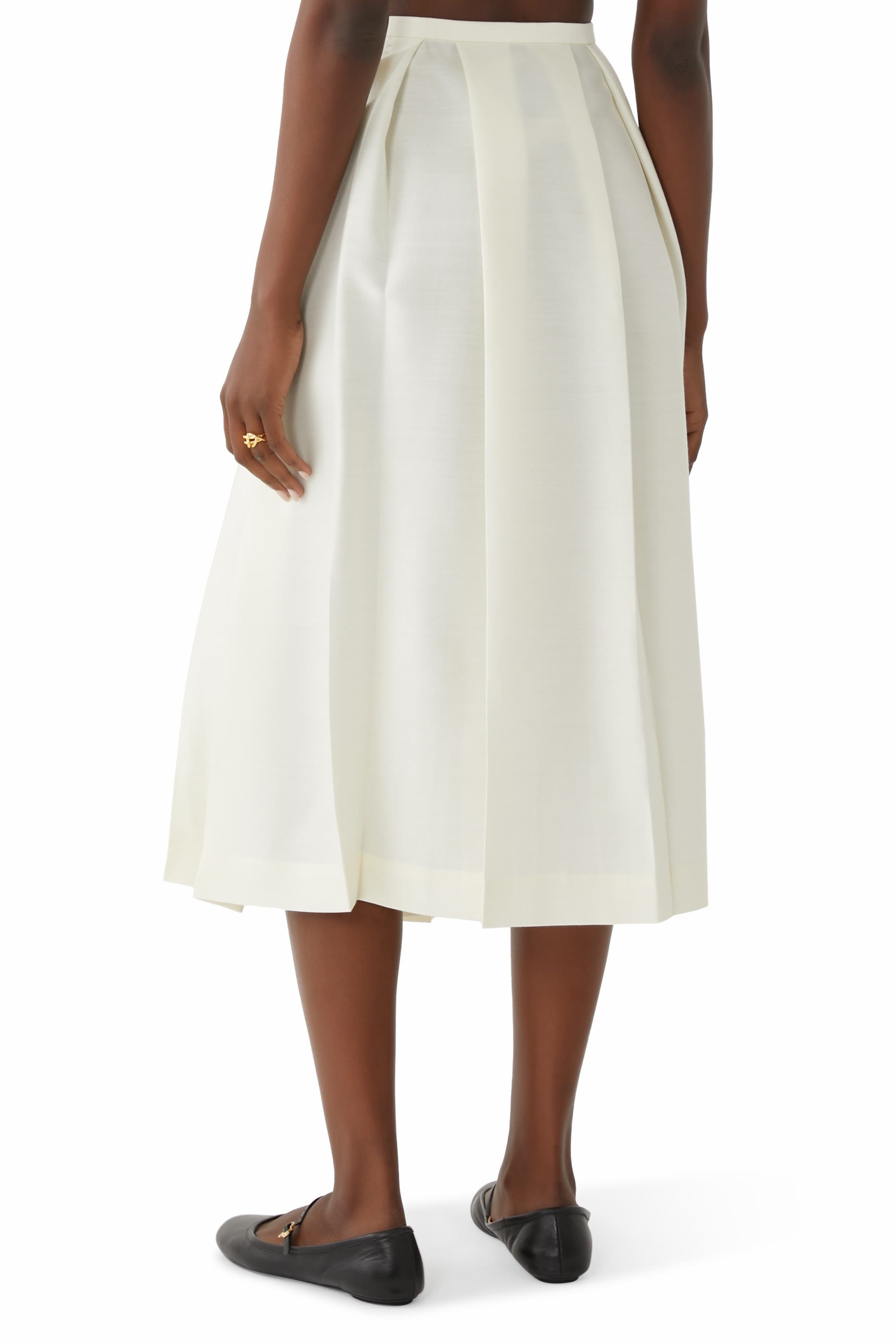 Wool Silk Twinflower Skirt