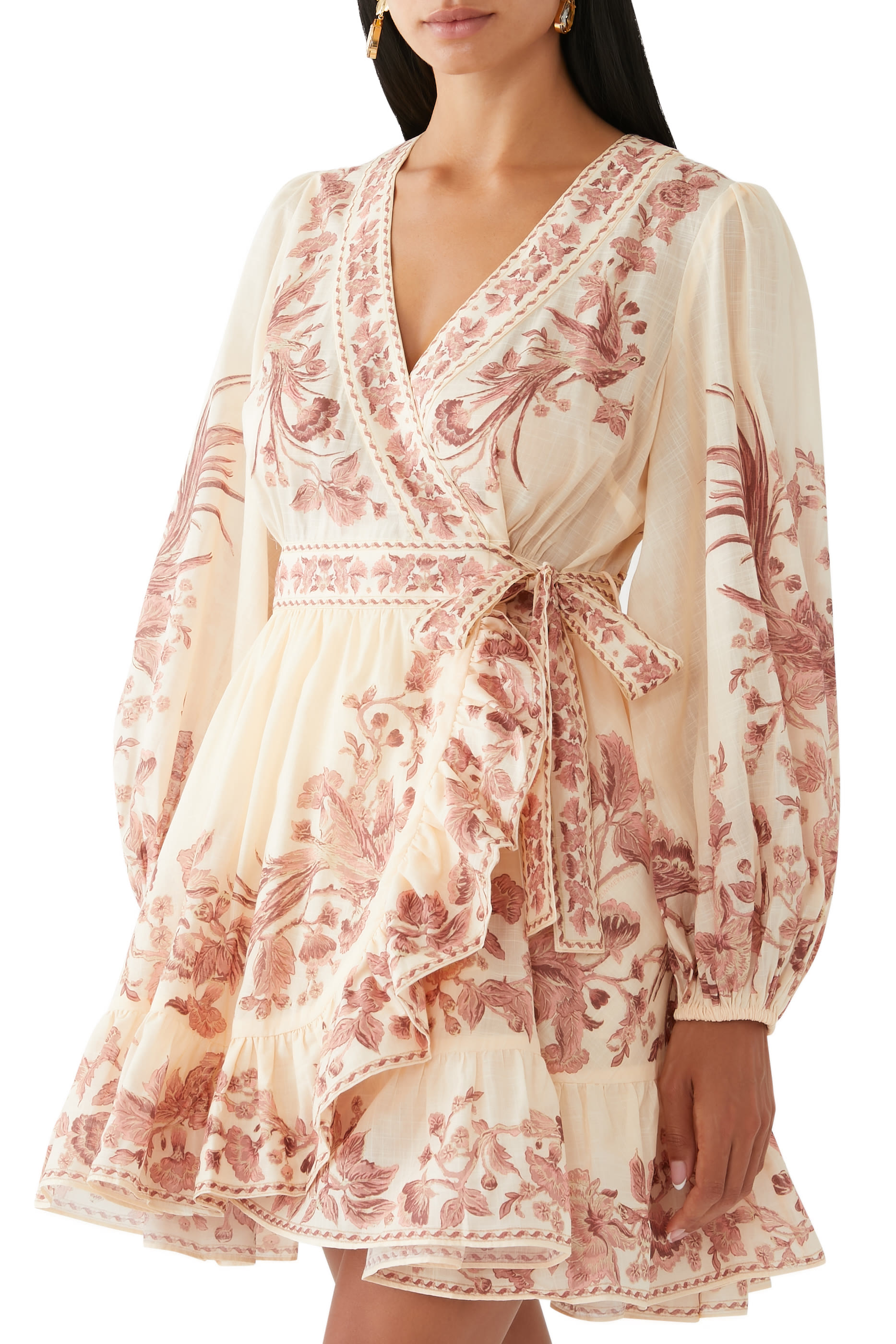 Waverly Wrap Mini Dress