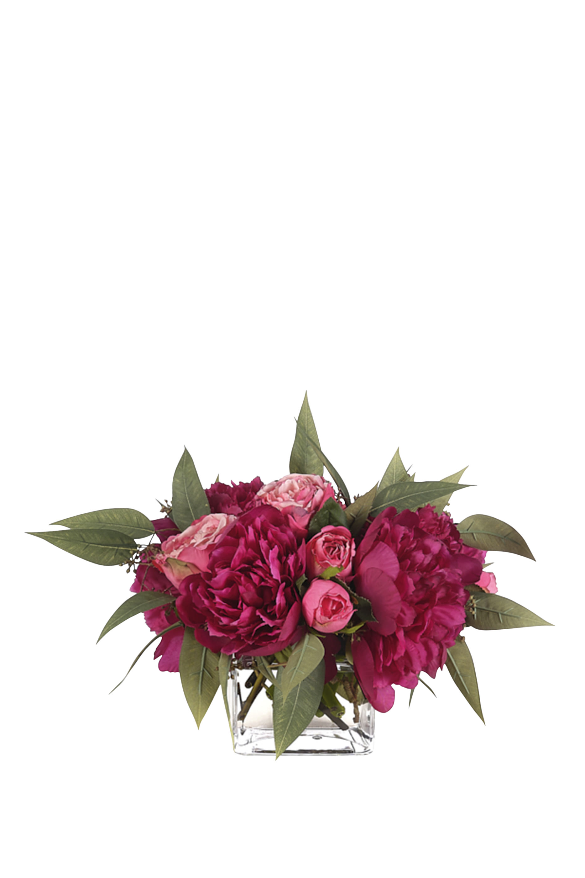 Peony and Rose - Faux Watergarden