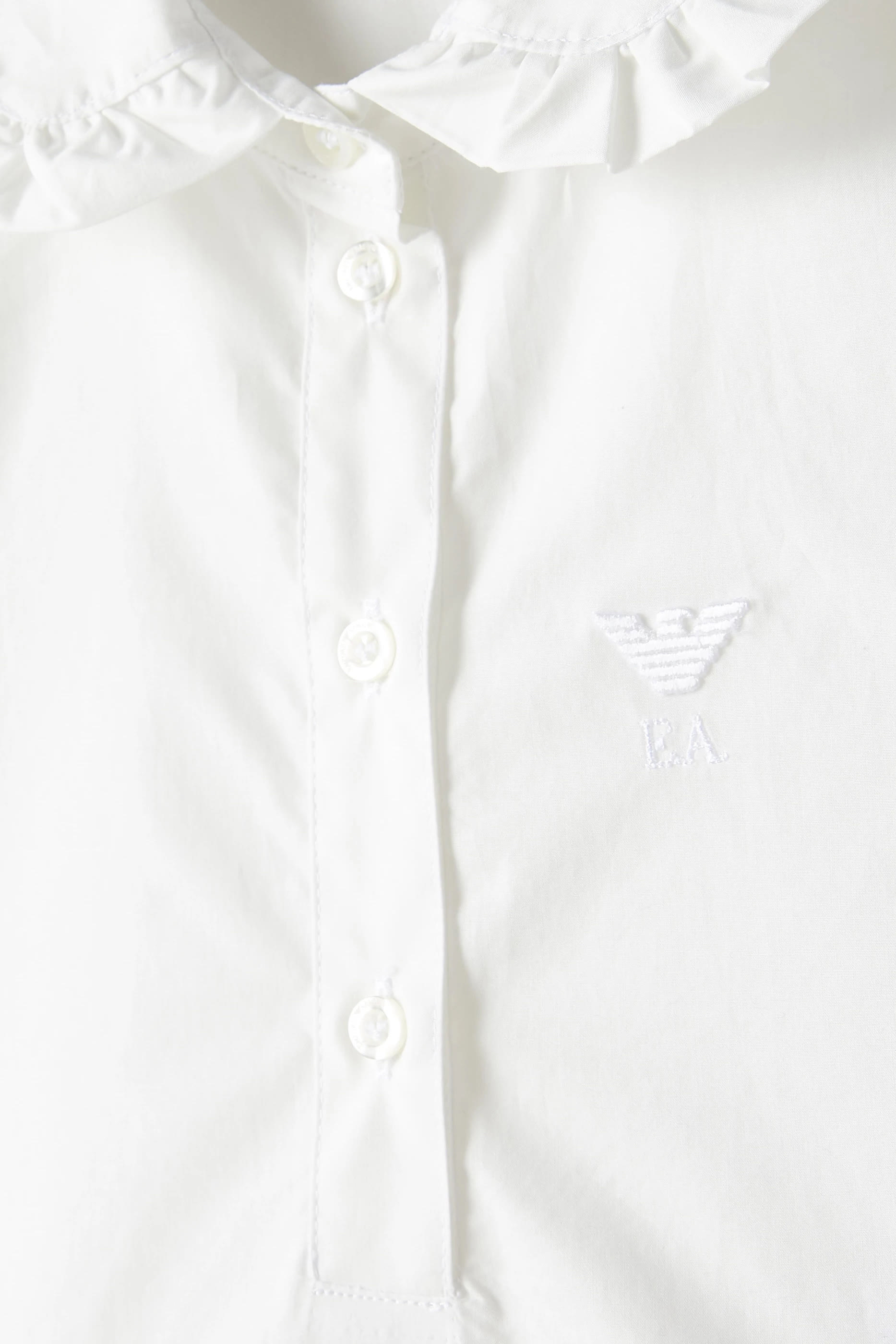 Kids Eagle Logo Ruffle Detail Shirt