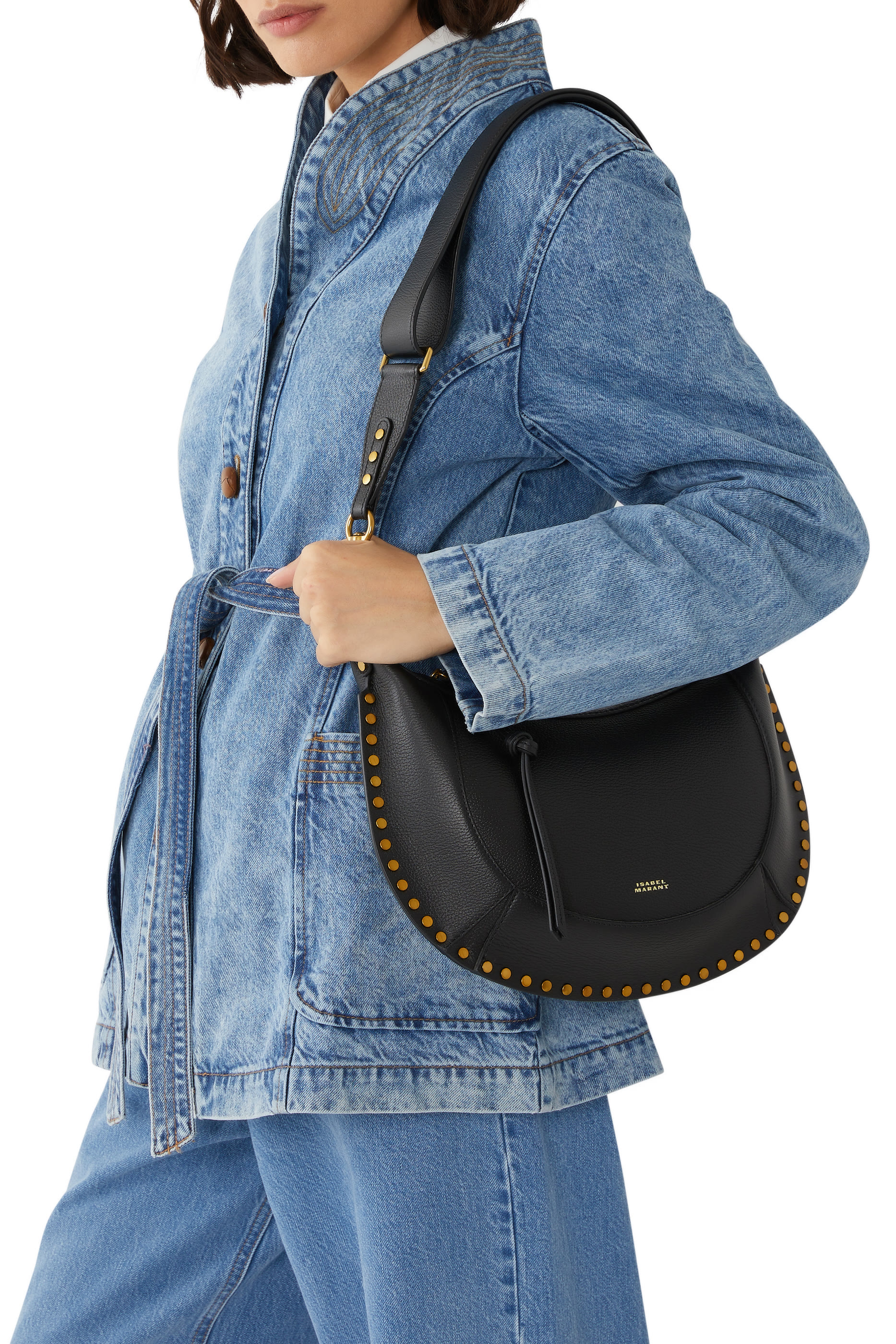 Naoko Studded Leather Bag