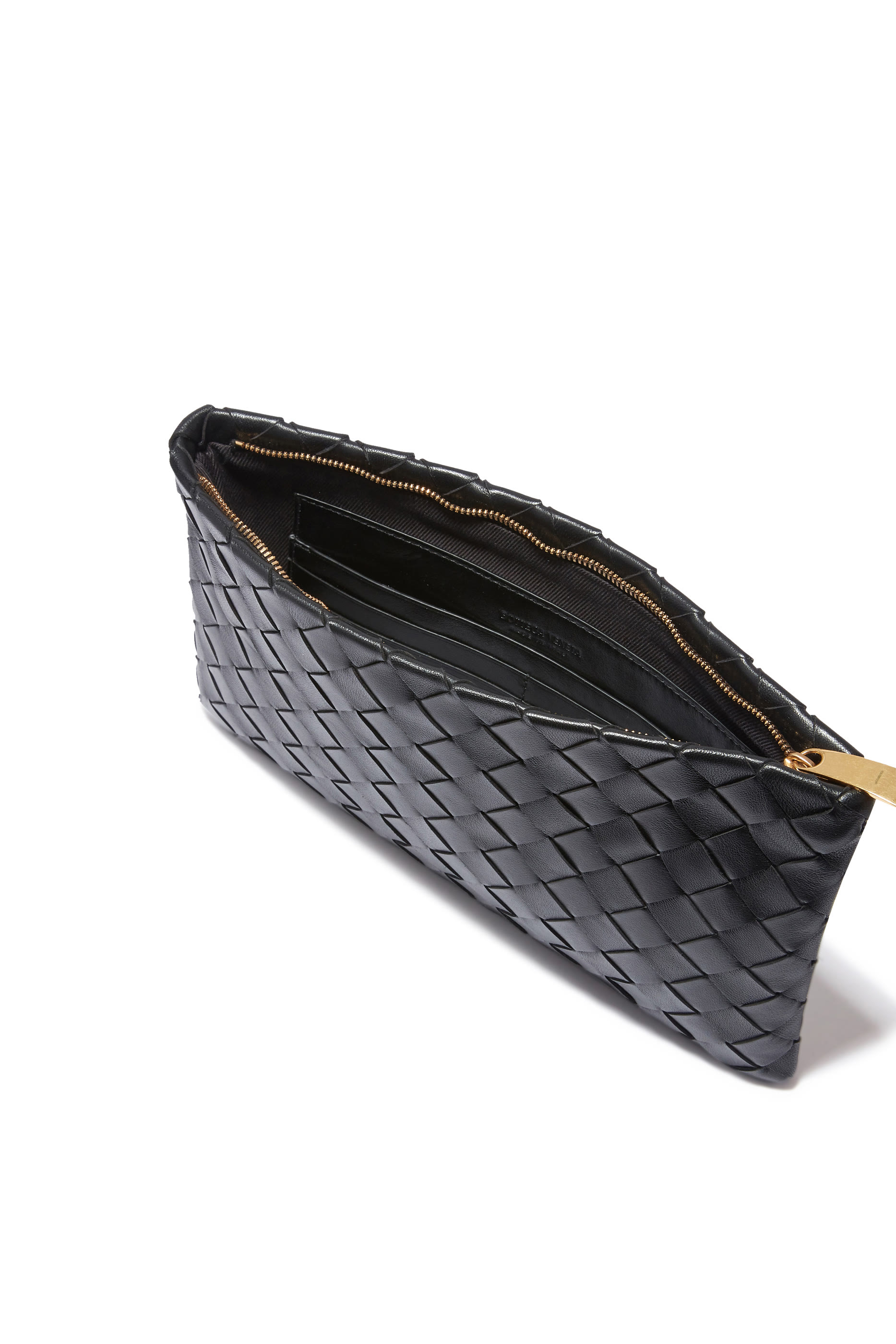 Medium Intrecciato Leather Pouch