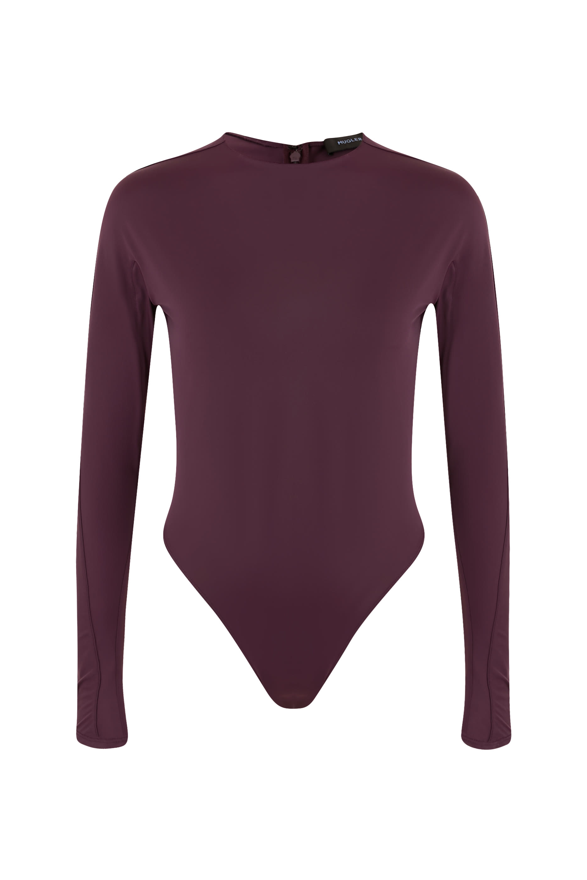 Embossed Logo Long Sleeves Bodysuit