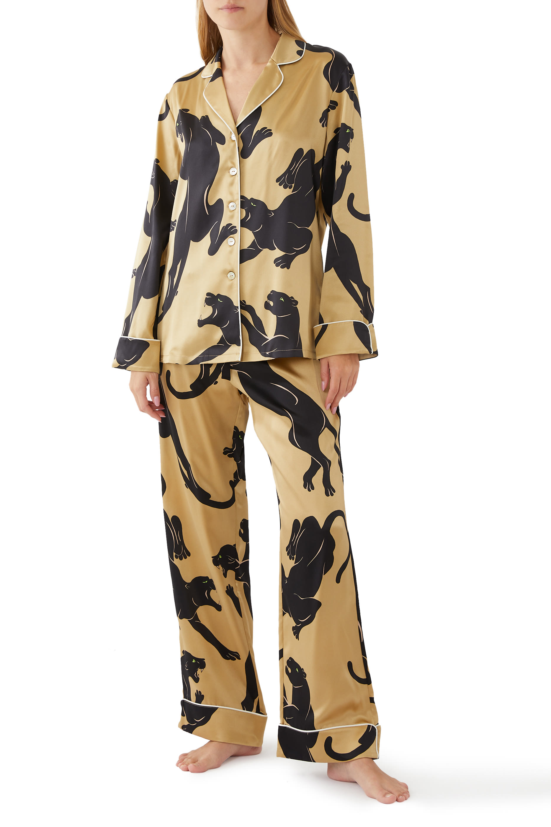 Lila Perriand Panther Pajama Set
