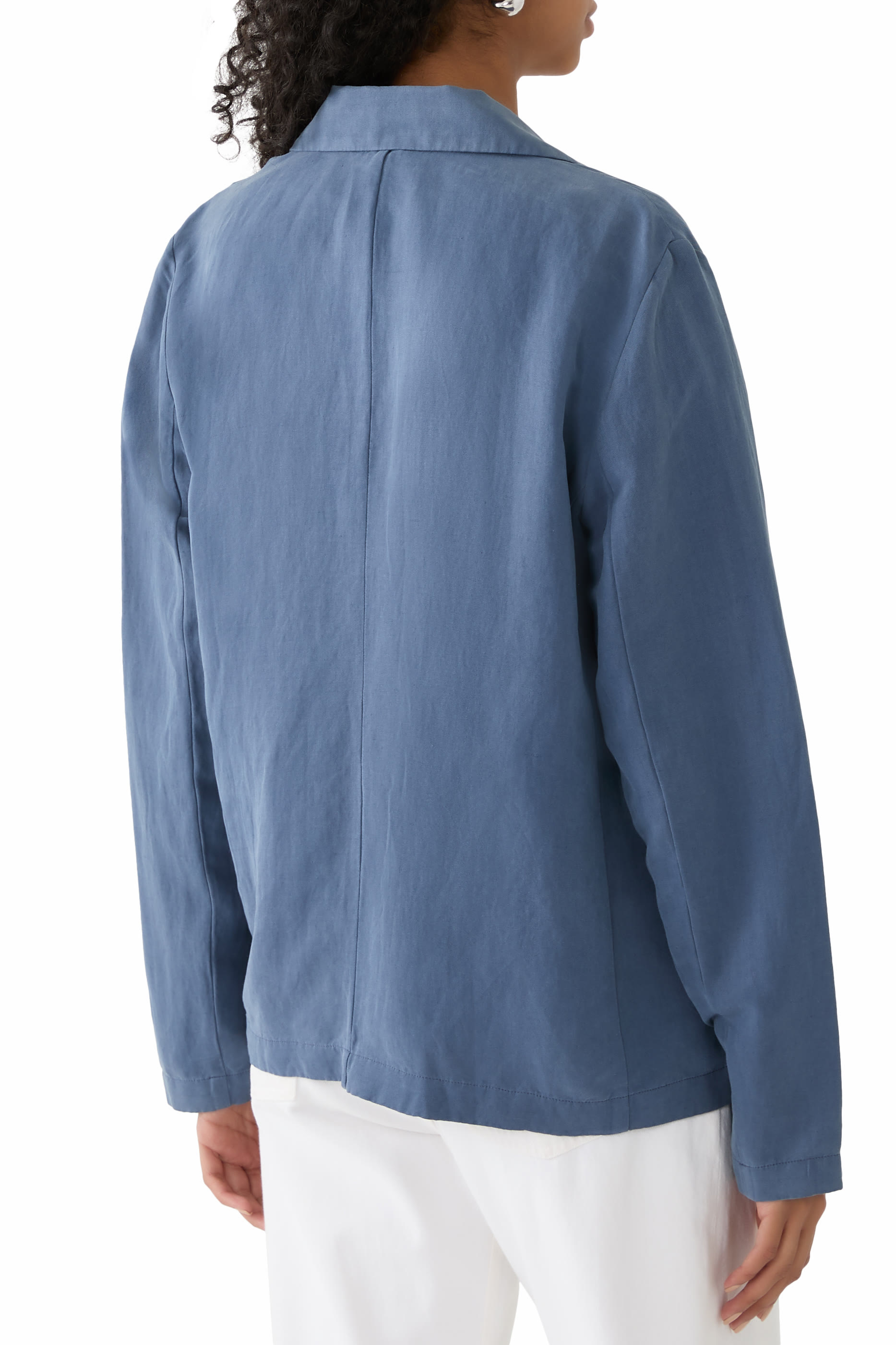 Linen Silk Twill Blazer